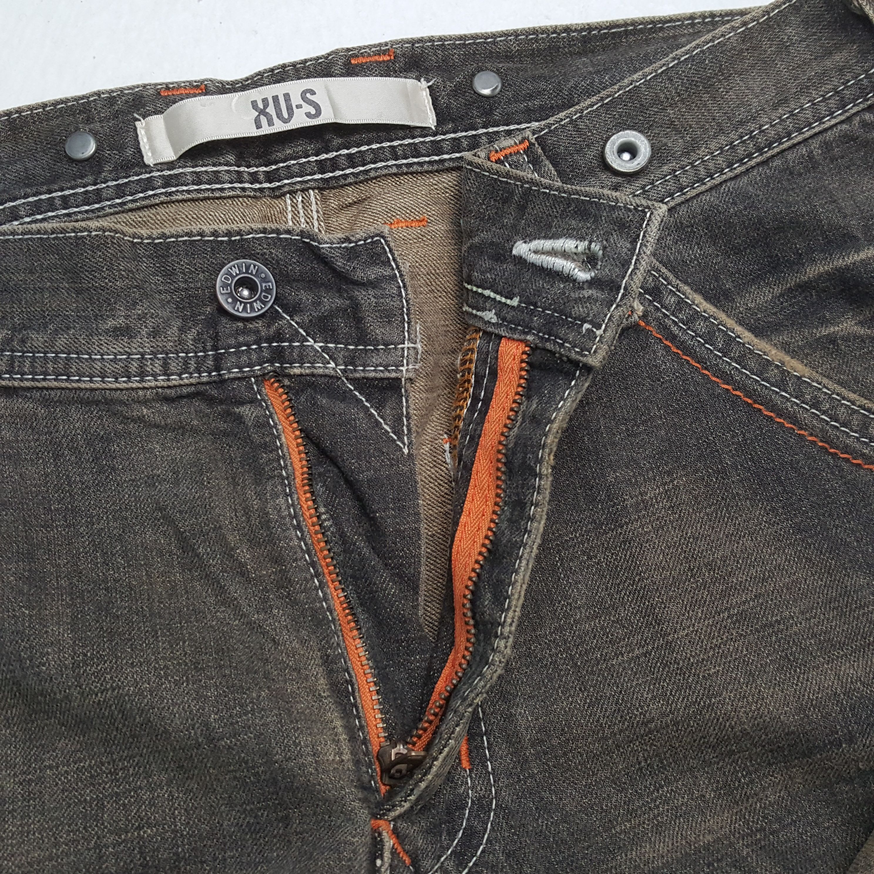 Edwin × Vintage Vintage EDWIN Japanese Style Distressed Denim Jeans Size US 34 / EU 50 - 12 Thumbnail