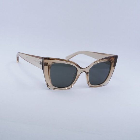 Saint Laurent Paris 🕶️ New Saint Laurent SL552 006 Sunglasses - Nude Frame Size ONE SIZE - 5 Thumbnail
