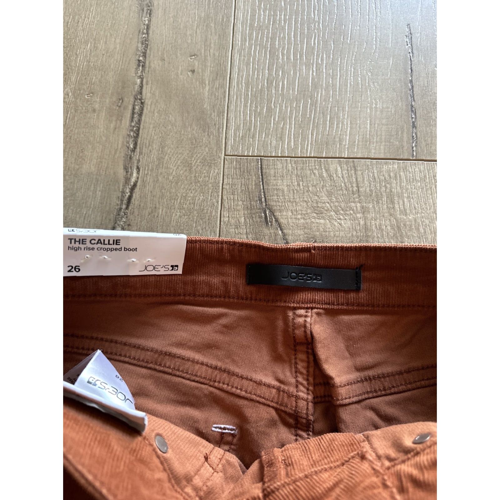 Vintage Joe's Jeans Callie High Rise Cropped Bootcut Jeans Size 26 Brown Orange Women's Size 26" / US 2 / IT 38 - 6 Thumbnail