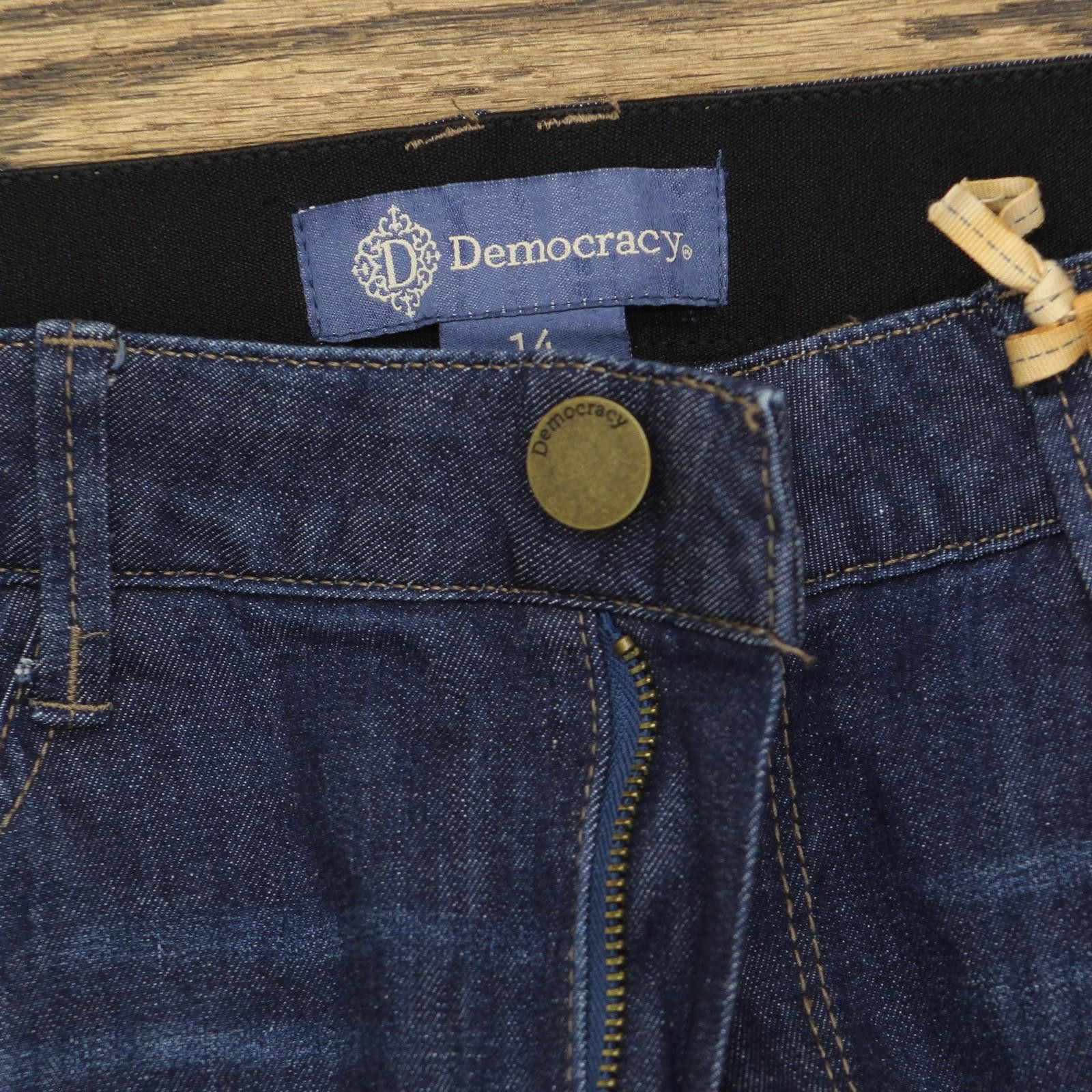 Other Nwt Democracy Ab Skinny Jean B1877e3rj Blue Artisanal 14 Size 36" / US 14 / IT 50 - 5 Thumbnail