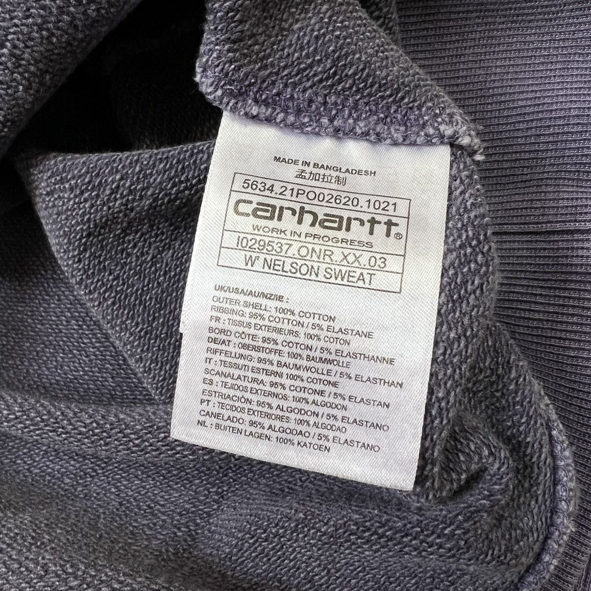 Carhartt × Carhartt Wip Carhartt WIP washed purple sweatshirt Size US XS / EU 42 / 0 - 9 Thumbnail