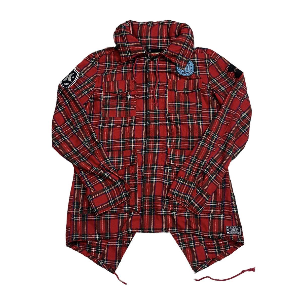 Hurley Hurley Tartan parka hoodie jacket Size US S / EU 44-46 / 1 - 6 Thumbnail