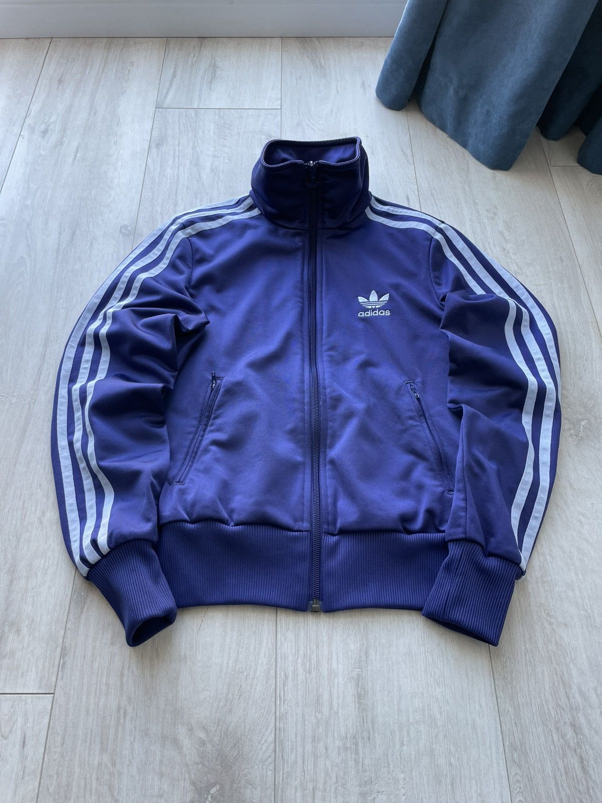 Adidas Vintage 00’s Adidas Firebird Y2K Big Logo Track Jacket RARE Size S / US 4 / IT 40 - 6 Thumbnail