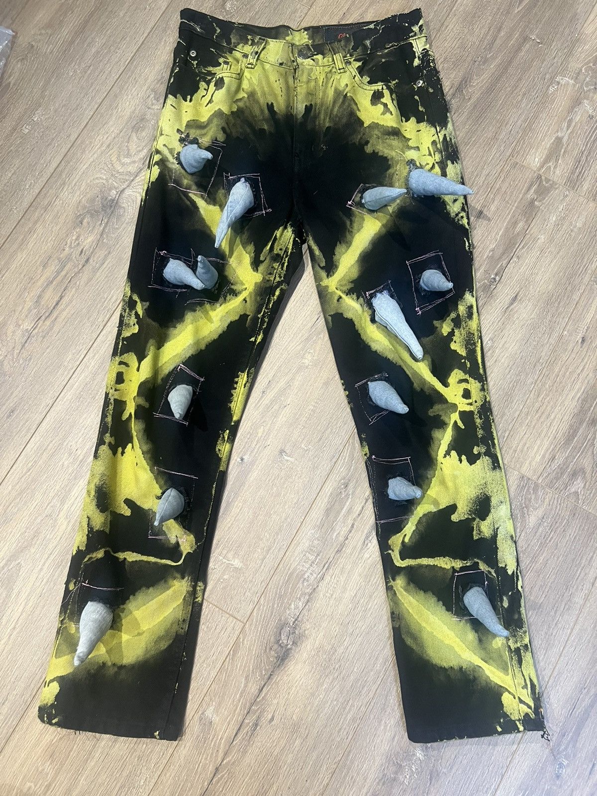 Designer Xxalamander X Choreboyy Thrasher Denim Size US 29 - 1 Thumbnail