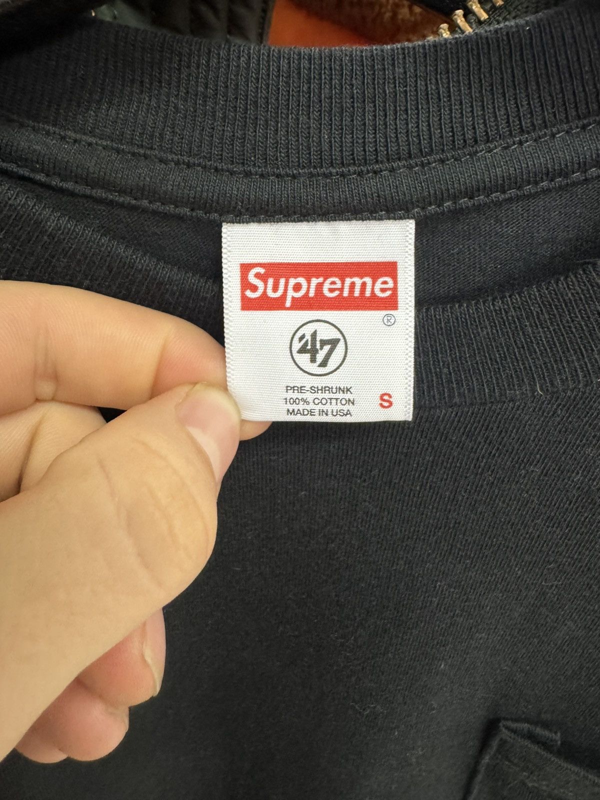 Supreme SS19 Supreme NFL x Raiders x 47’ Pocket Tee Size US S / EU 44-46 / 1 - 5 Thumbnail