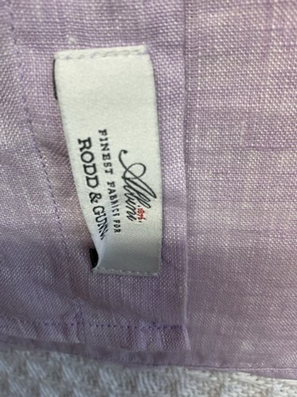 Rodd & Gunn Rodd & Gunn Sports Fit Lilac Lavender Short Slv. Shirt Men M Size US M / EU 48-50 / 2 - 3 Thumbnail