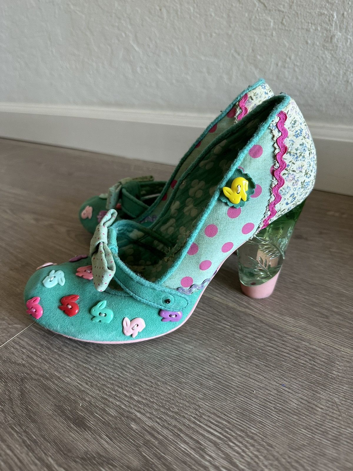 image of Irregular Choice I’M Bossy Bunny Heels Size 39 Rare Shoes 8, Women's