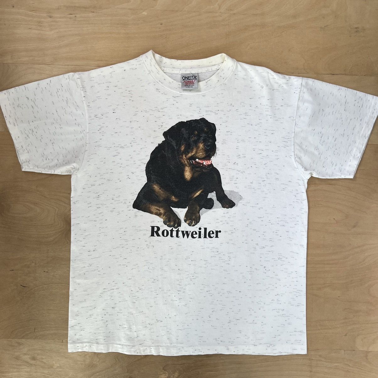 Vintage Vintage Rottweiler Dog Shirt White 90s Outdoors Best