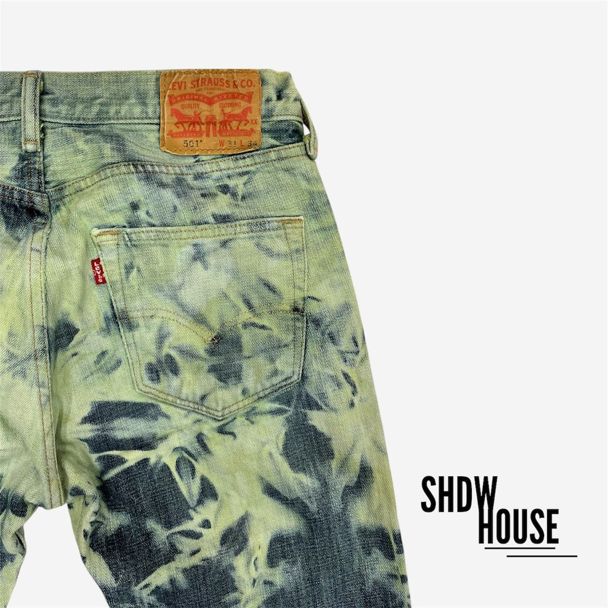 Levi's Levi Strauss & Co 501’s in Indigo/Green Size US 31 - 4 Thumbnail
