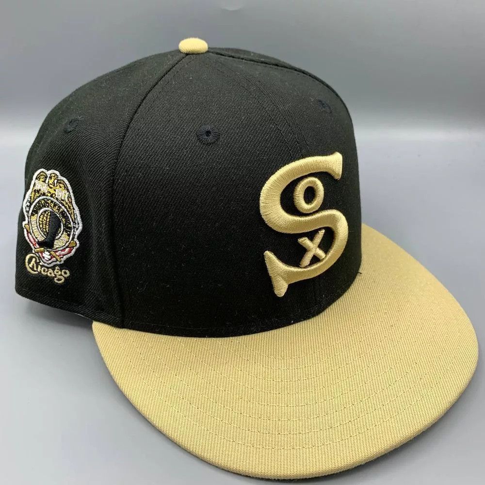 New Era Chicago White Sox Hat Men 7 1/2 59Fifty New Era Fitted Cap Size ONE SIZE - 1 Thumbnail