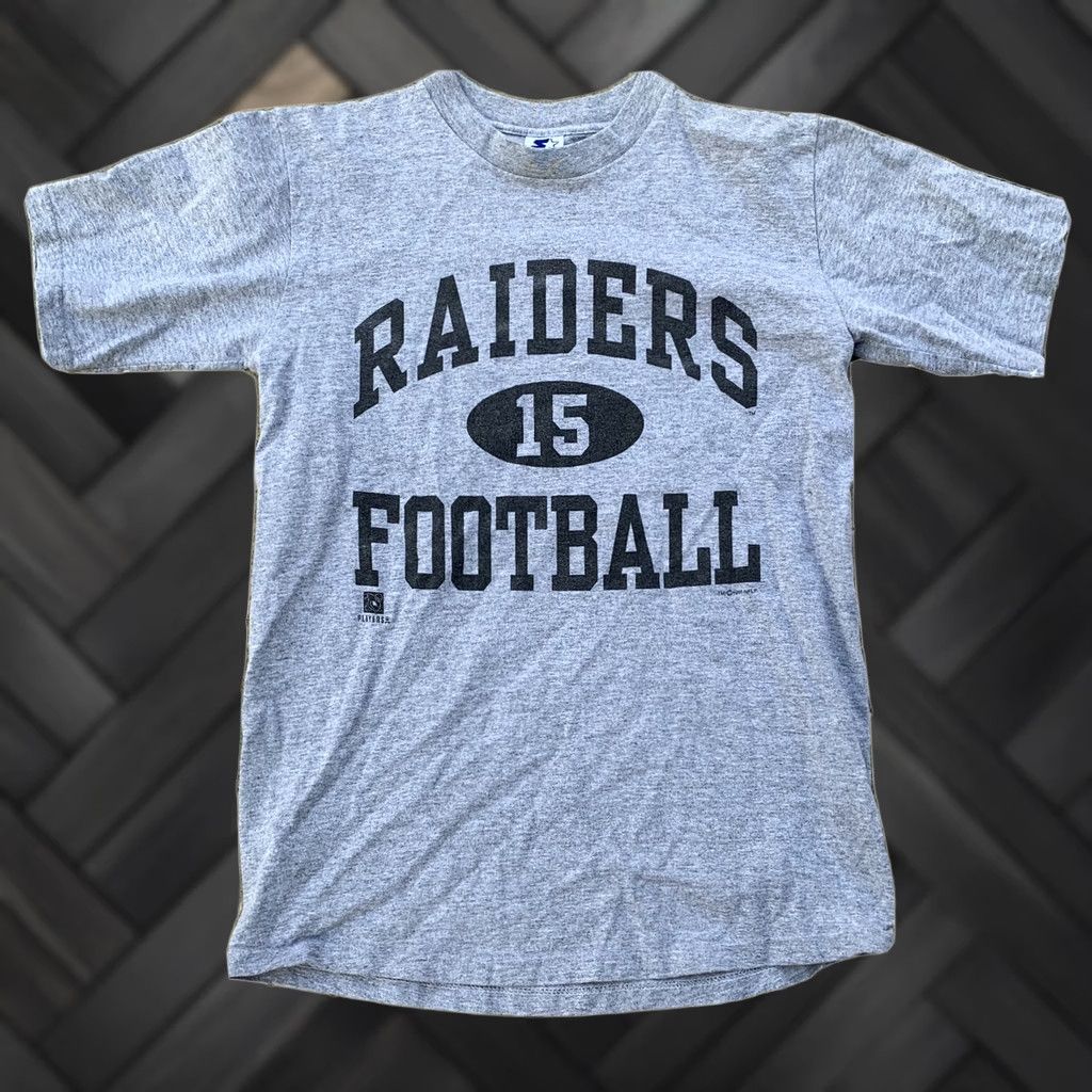 Starter VINTAGE Raiders Football 15 T Shirt 1995 NFLP Starter M Gray Mens Size US M / EU 48-50 / 2 - 1 Thumbnail