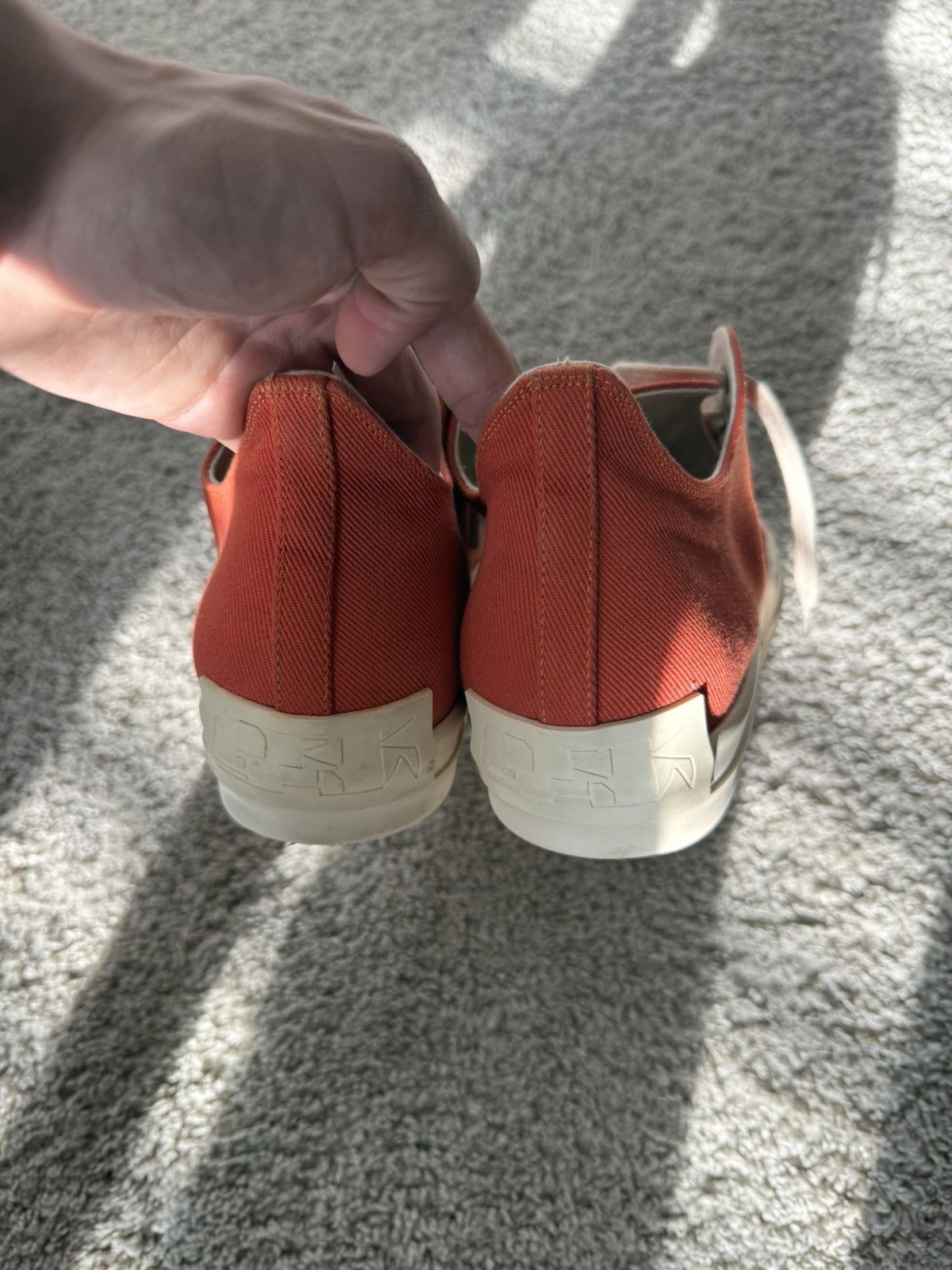 Rick Owens Drkshdw Rick Owens Drkshdw Low Top Ramones Size US 7.5 / EU 40-41 - 4 Thumbnail