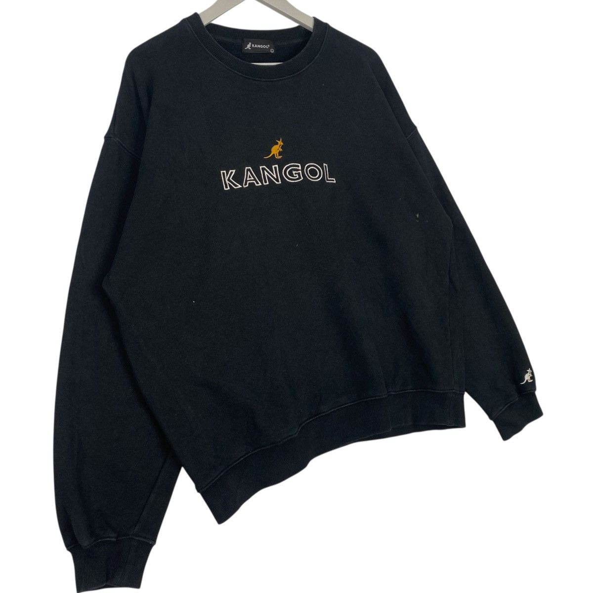 Other Vintage Kangol Sport Small Embroidered Sweatshirt Black Size US L / EU 52-54 / 3 - 3 Thumbnail
