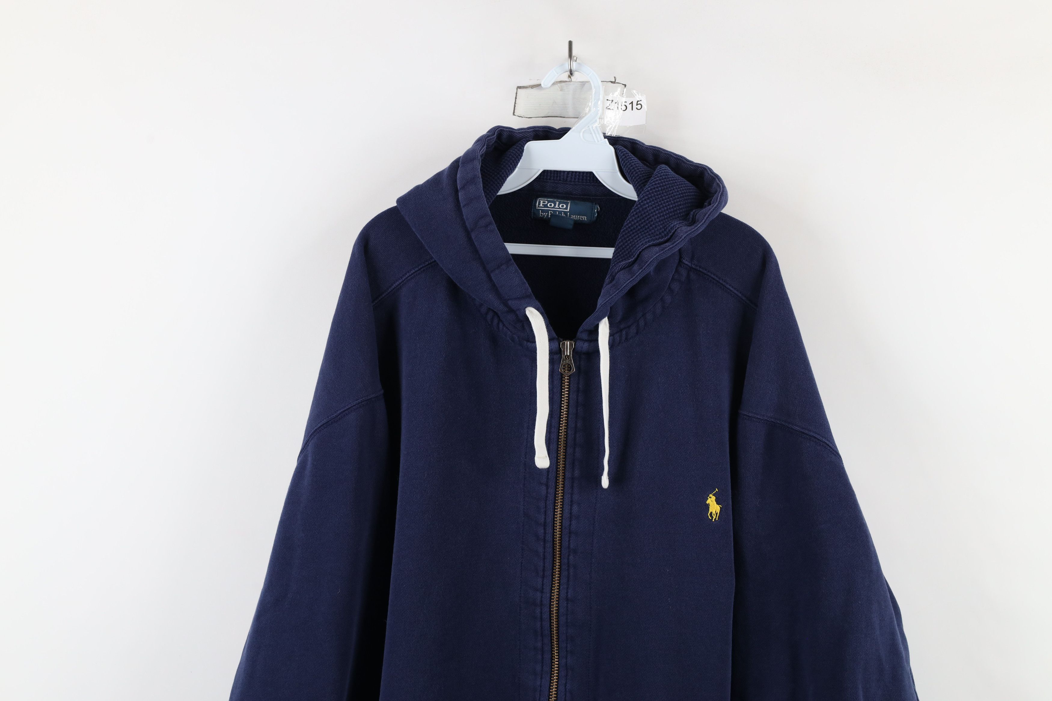 Ralph Lauren × Vintage Vintage 90s Ralph Lauren Heavyweight Zip Hoodie Sweatshirt Size US XXL / EU 58 / 5 - 2 Thumbnail