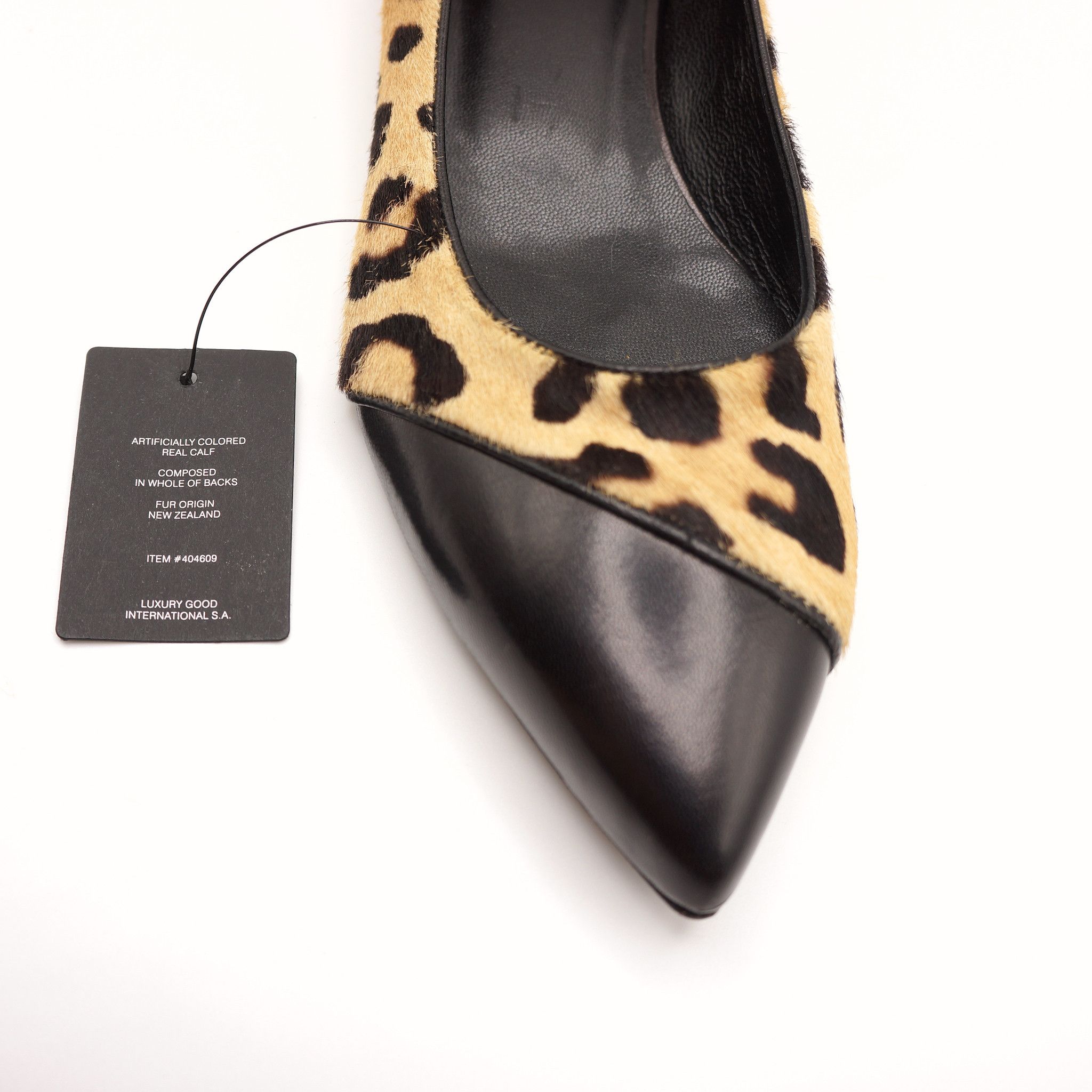 Saint Laurent Paris Calf Hair Leopard Print Flats NWT Size US 6.5 / IT 36.5 - 7 Thumbnail
