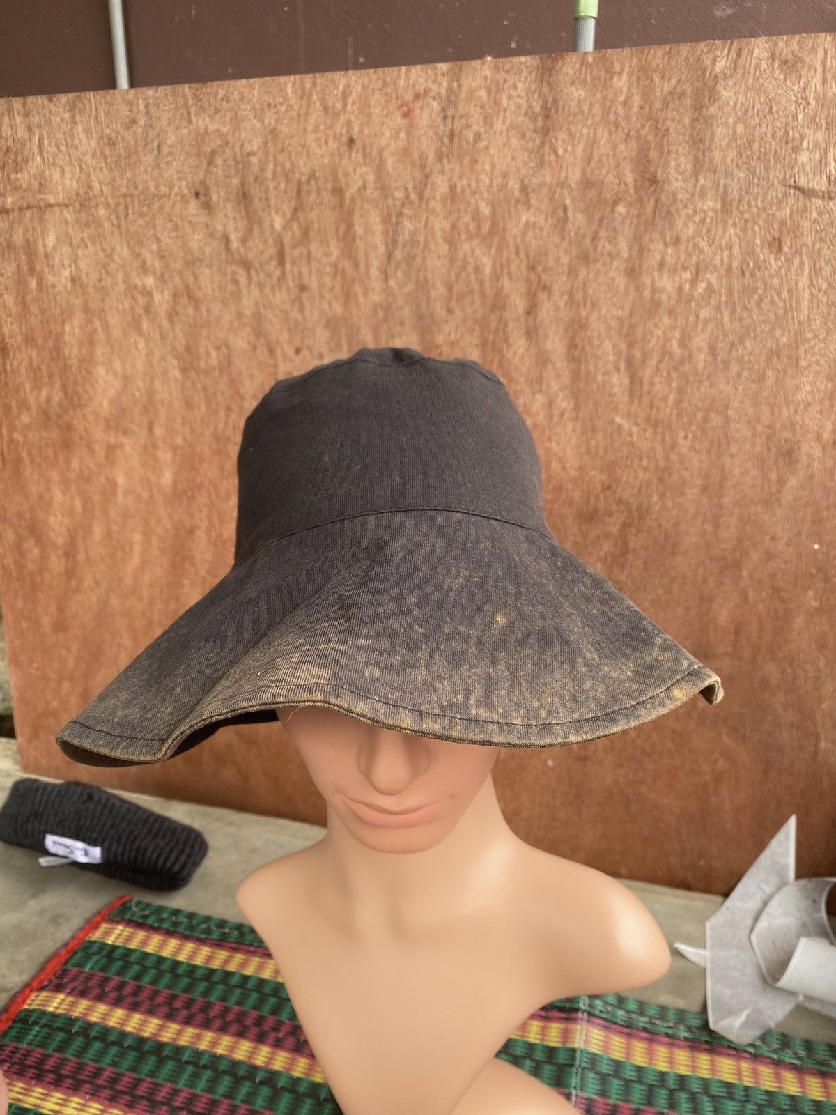 agnes b. Vintage Agnes B Distressed Faded Wide Brim Hat Size ONE SIZE - 4 Thumbnail
