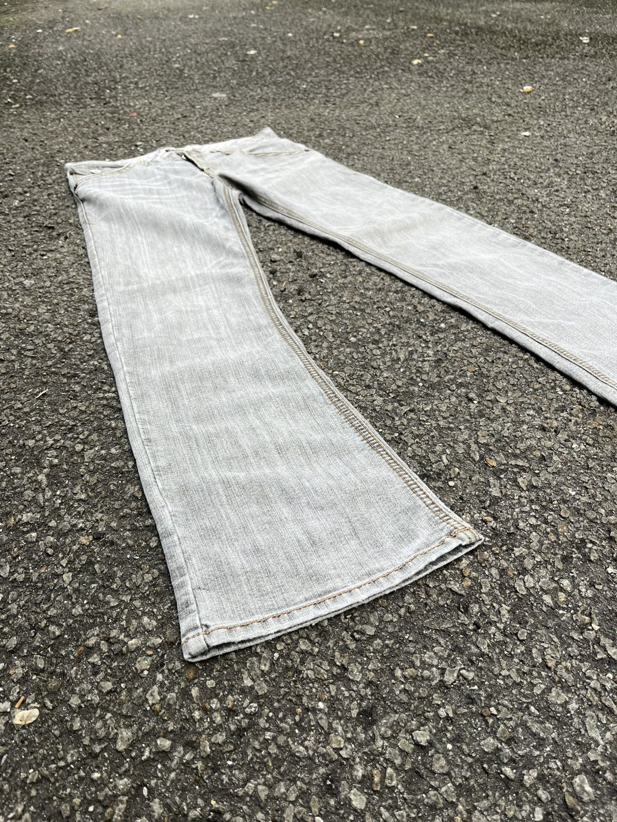 If Six Was Nine Buona Giornata Flare Jeans Bootcut Low Rise Pants Size US 31 - 2 Thumbnail