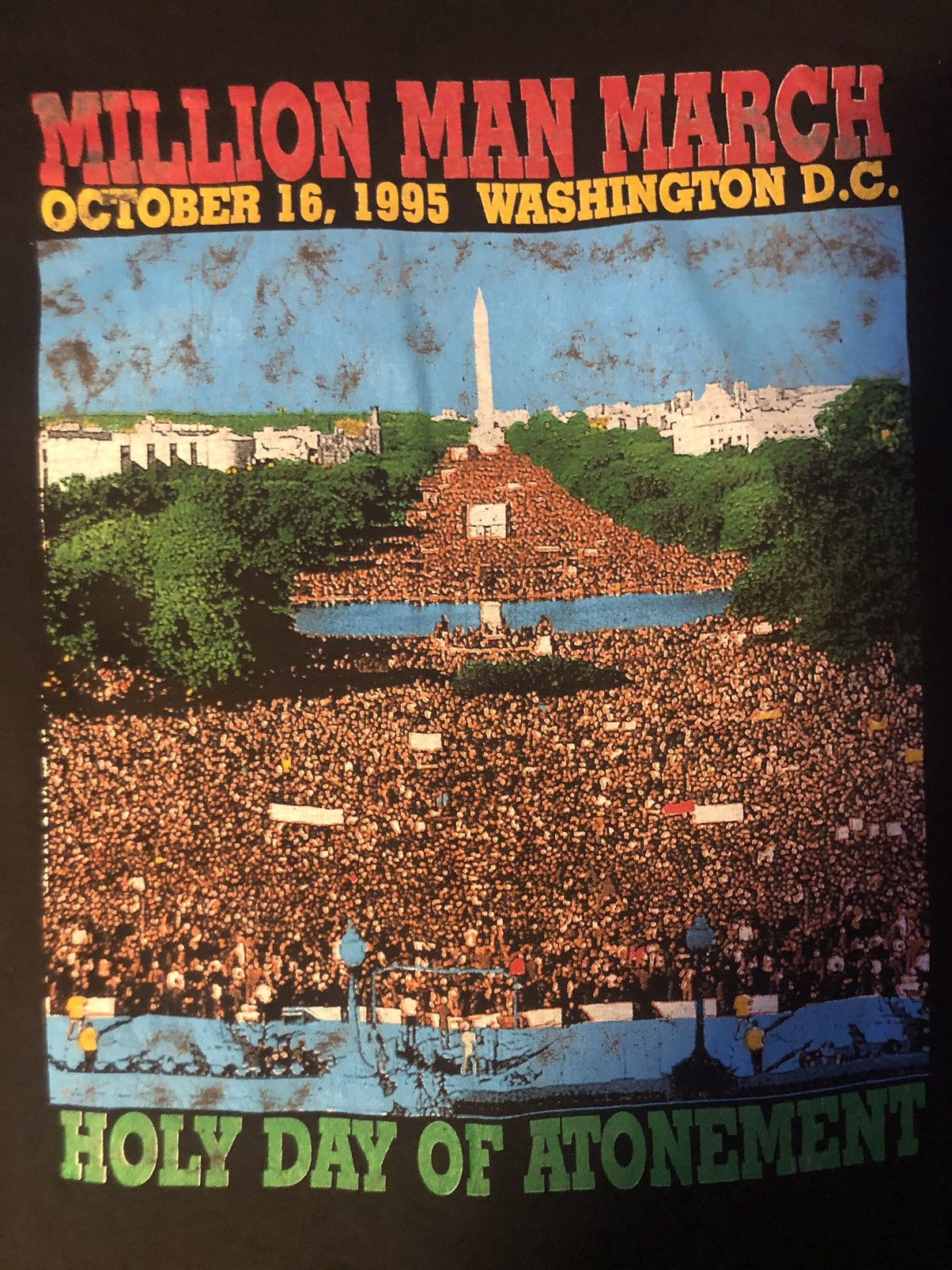 Rap Tees × Vintage Million Man March Size US M / EU 48-50 / 2 - 6 Thumbnail