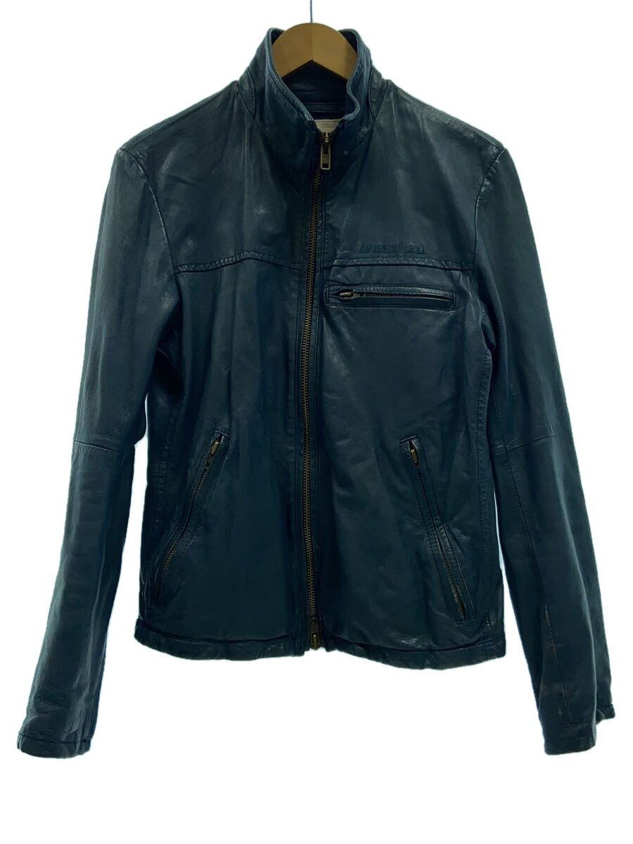 Avirex Avirex Avirex Sheepskin Leather Jacket Blouson Blue Size US M / EU 48-50 / 2 - 1 Thumbnail