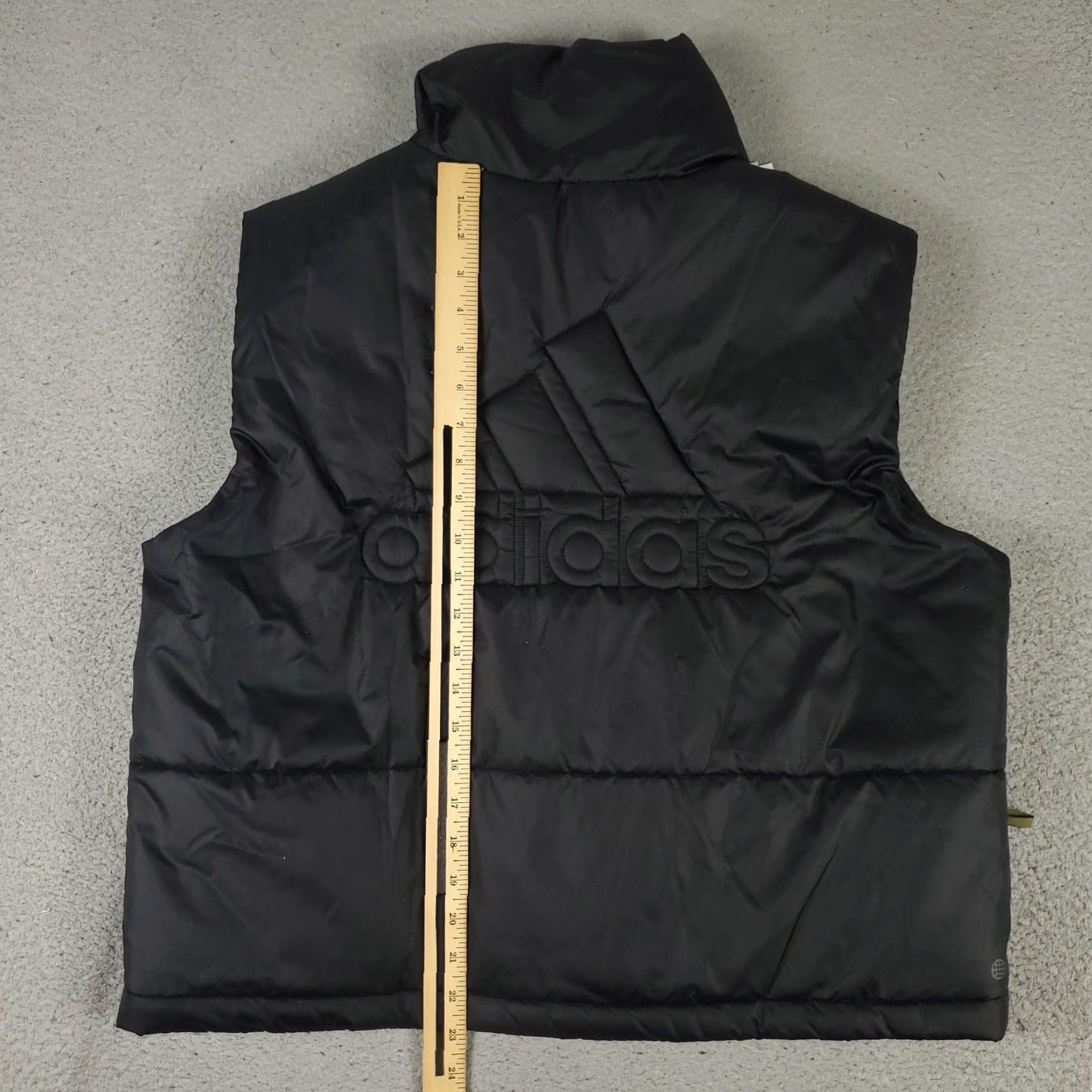 Adidas Adidas Vest Womens Large Green Black W BSC 3S Puffer Quilted Insulated Jacket Size L / US 10 / IT 46 - 5 Thumbnail
