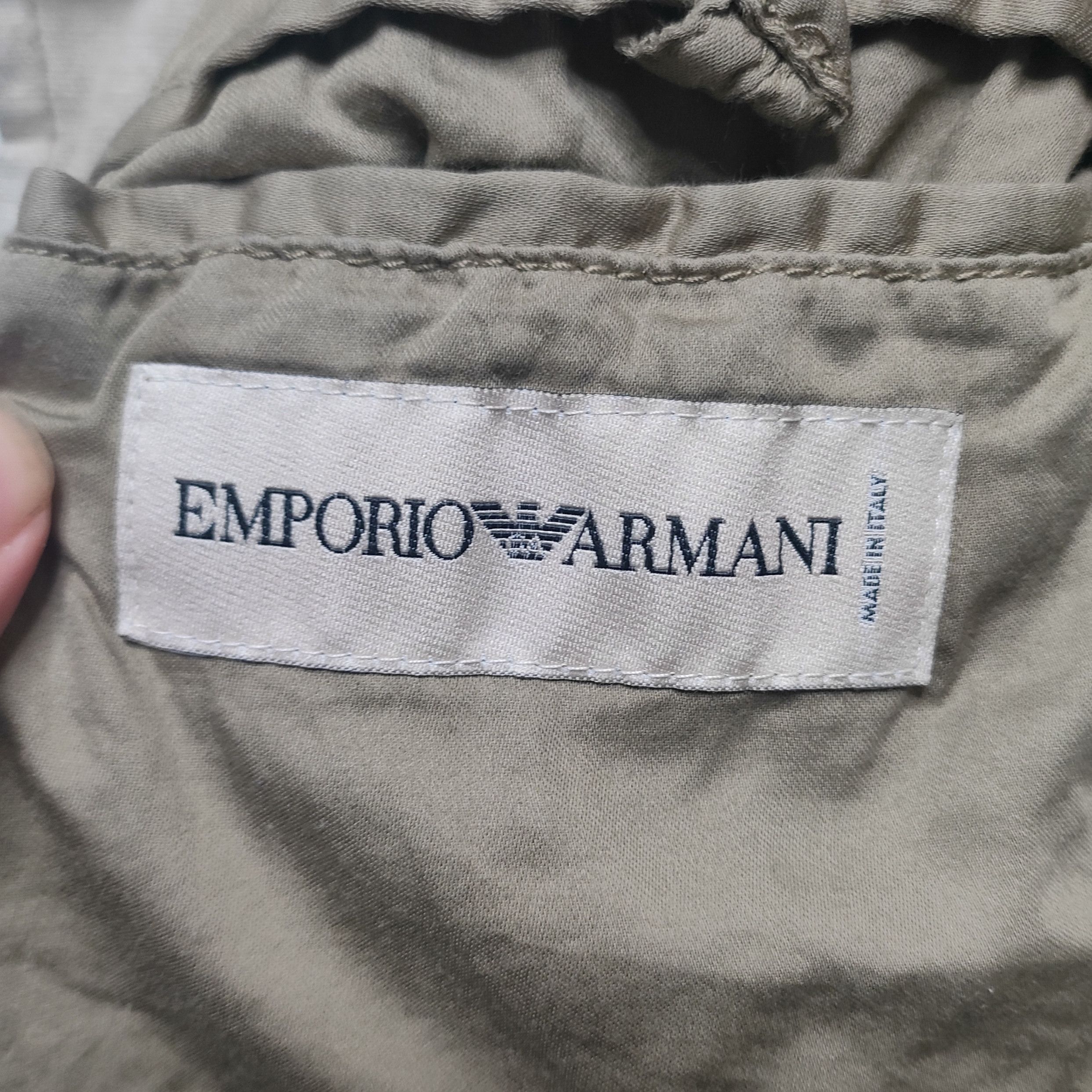 Emporio Armani Emporio armani vintage painted asymetrical linen jacket Size US L / EU 52-54 / 3 - 6 Thumbnail