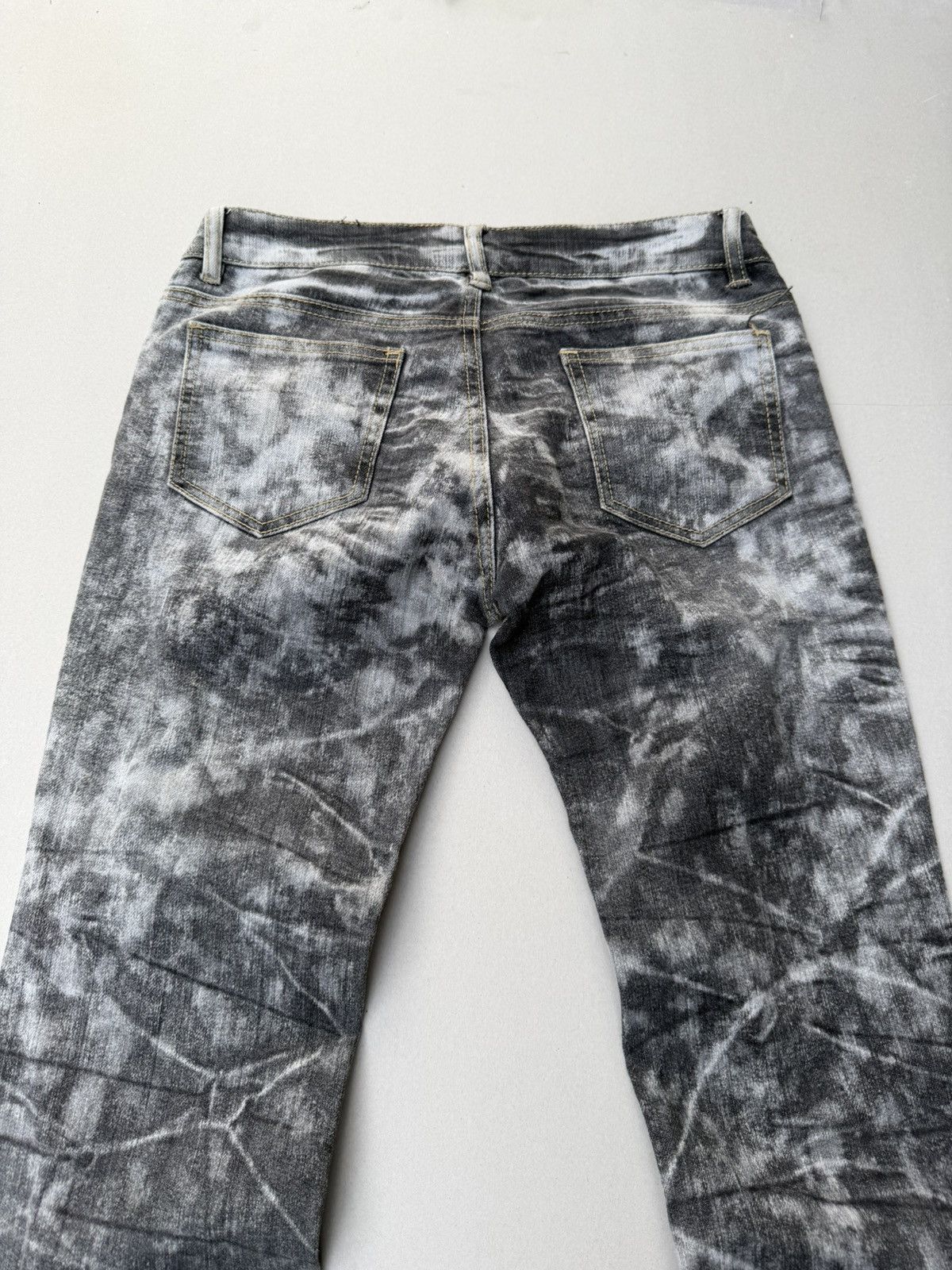Japanese Brand lace up flare jeans Size US 27 - 7 Thumbnail