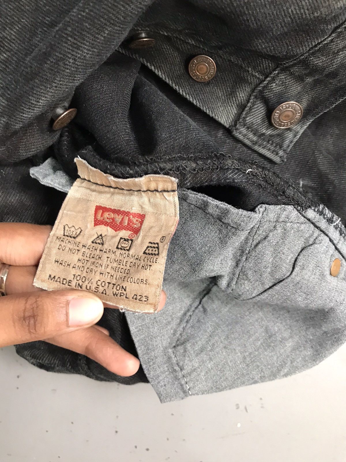 Levi's Vintage Levi’s 501 paper tag denim Size US 32 / EU 48 - 10 Thumbnail