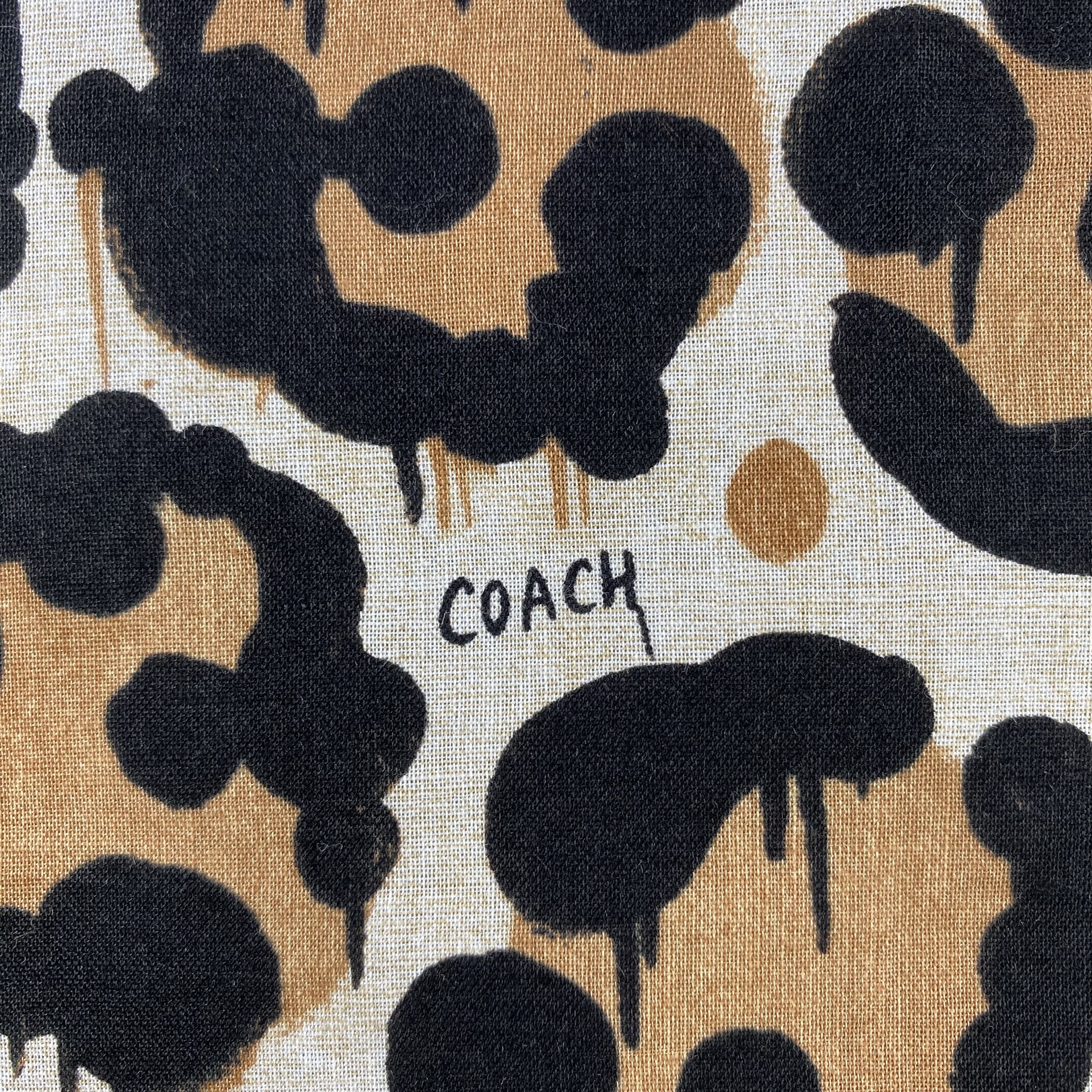 Coach × Vintage Coach Baseman Handkerchief/Neckerchief/Bandana HC703 Size ONE SIZE - 4 Thumbnail