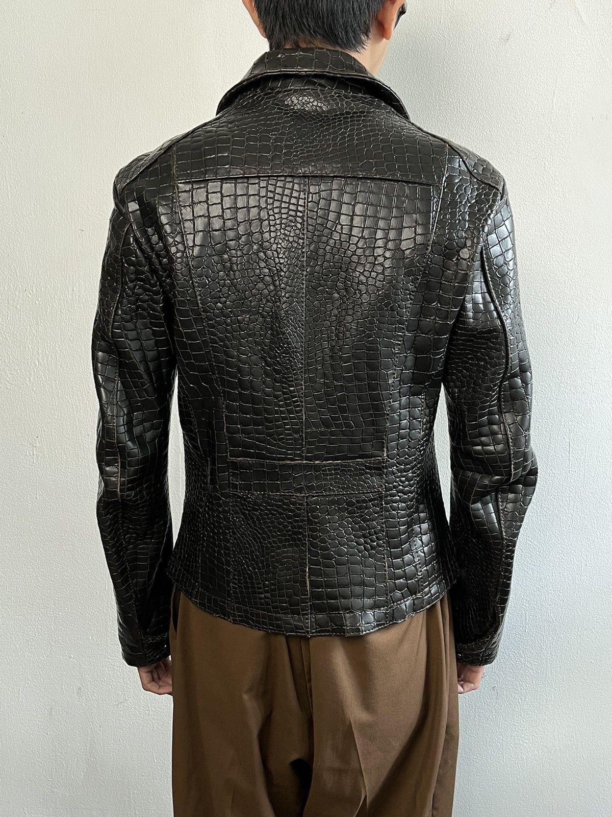 Emporio Armani Emporio Armani Leather Jacket Size US L / EU 52-54 / 3 - 4 Thumbnail