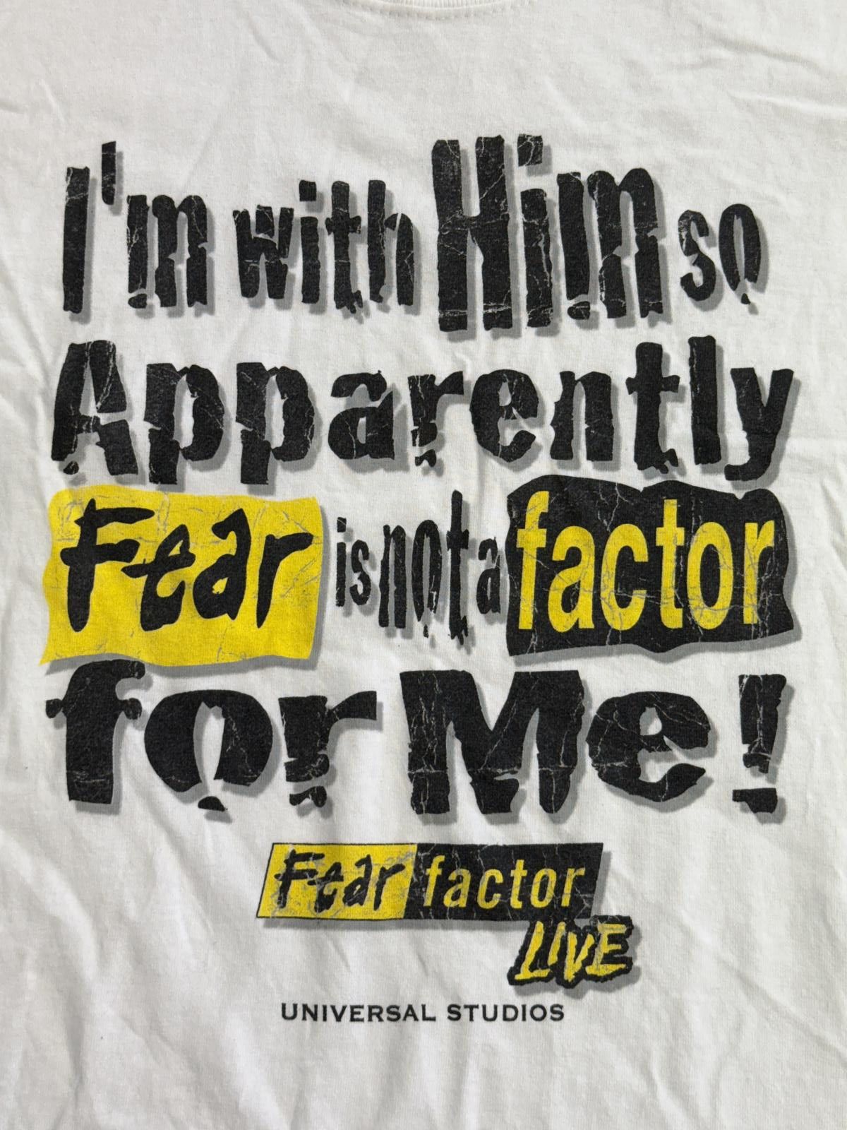 Universal Studios VTG Fear Factor Show T-shirt 2005 Fear is not a Factor XL Size US XL / EU 56 / 4 - 3 Thumbnail
