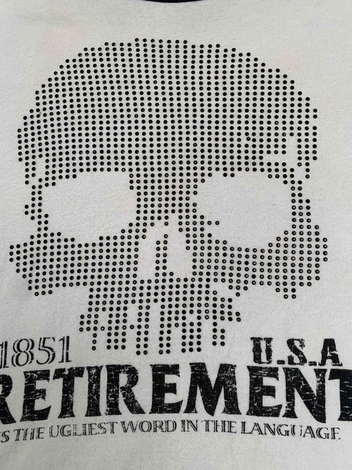 If Six Was Nine × Japanese Brand × Le Grande Bleu (L.G.B.) y2k Strange Heaven Skull Beady Spike Graphic Raglan Top Size L / US 10 / IT 46 - 5 Thumbnail