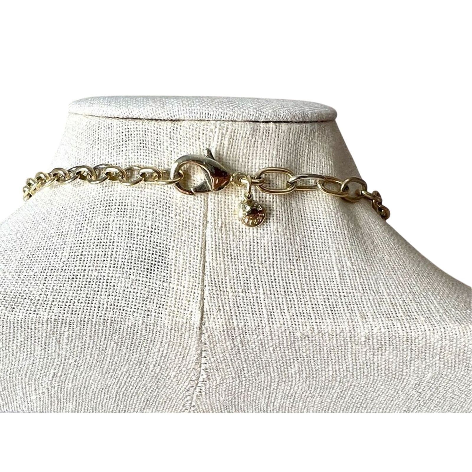 J.Crew J. Crew HTF Statement Cluster Medallion Gold Tone Necklace Size ONE SIZE - 4 Thumbnail