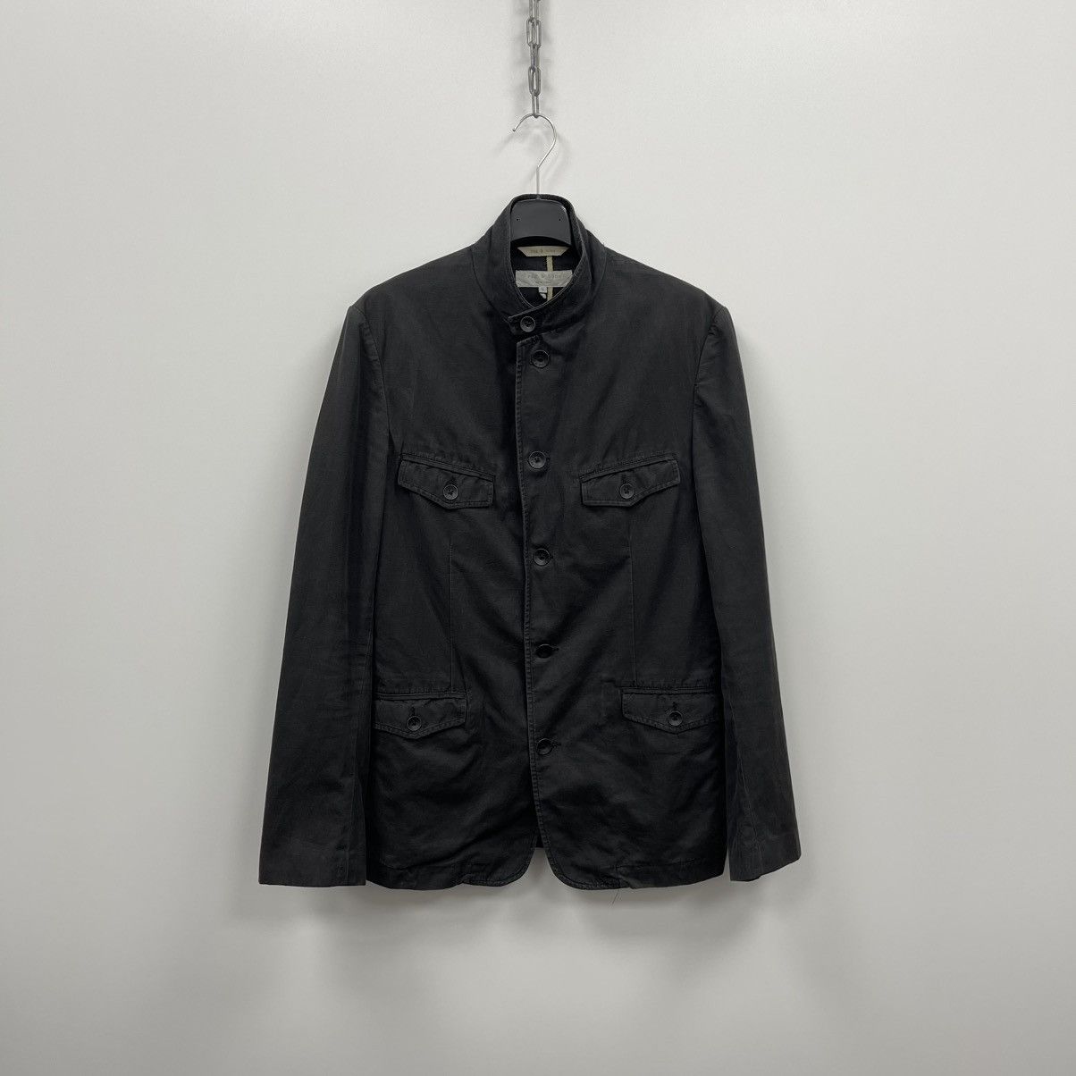 Rag & Bone Rag & Bone New York Cotton/Linen Blazer Grey Made in USA Size US L / EU 52-54 / 3 - 3 Thumbnail