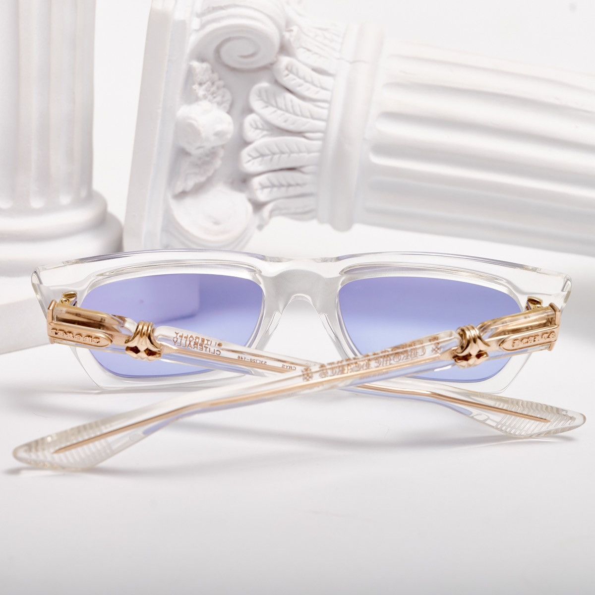 Chrome Hearts CHROME HEARTS CLITERALLY CRYSTAL SUNGLASSES Size ONE SIZE - 7 Thumbnail