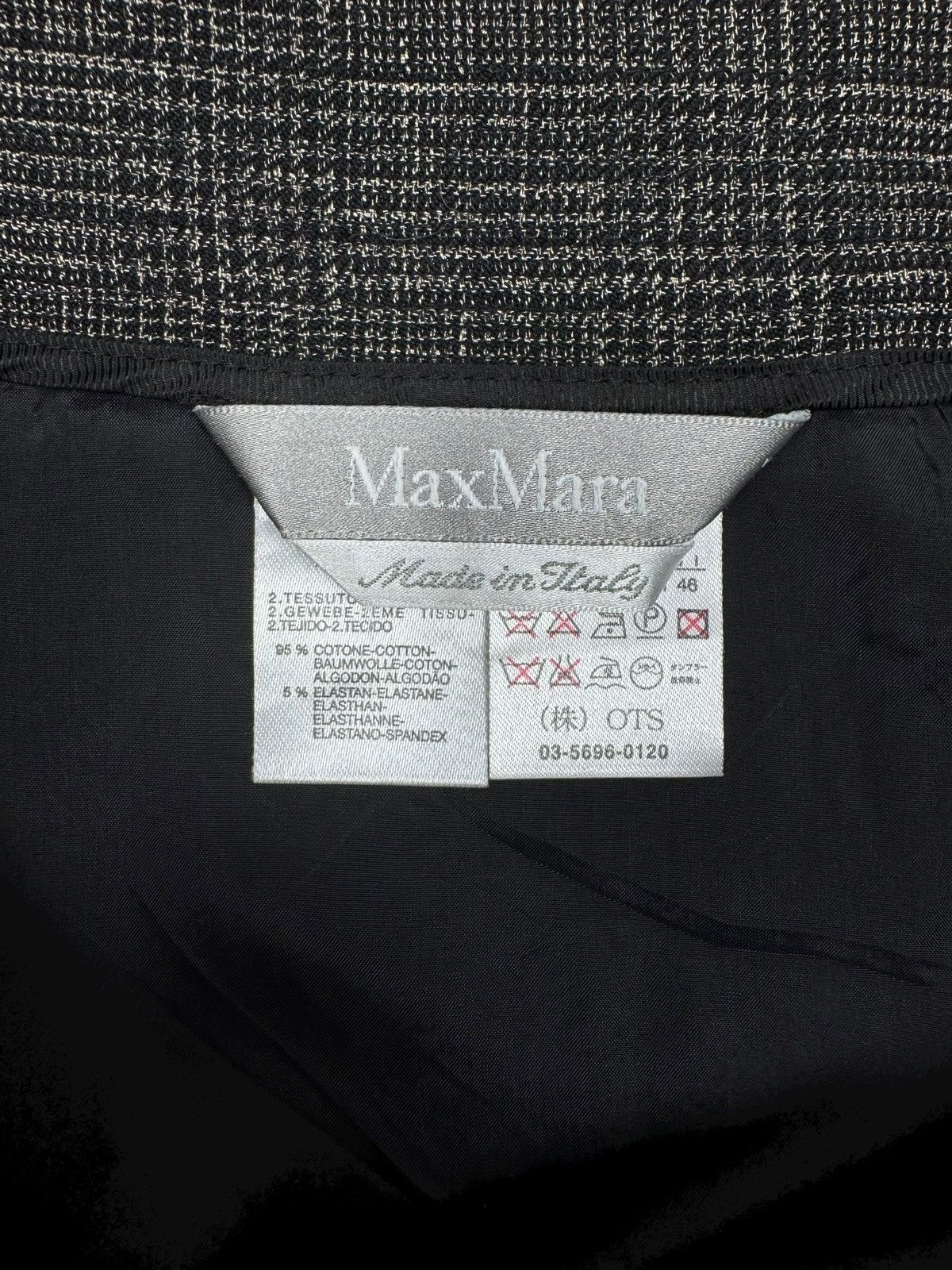 Max Mara Max Mara Wool Glencheck Long Skirt Button Up UK14 US12 Size 32" / US 10 / IT 46 - 13 Thumbnail