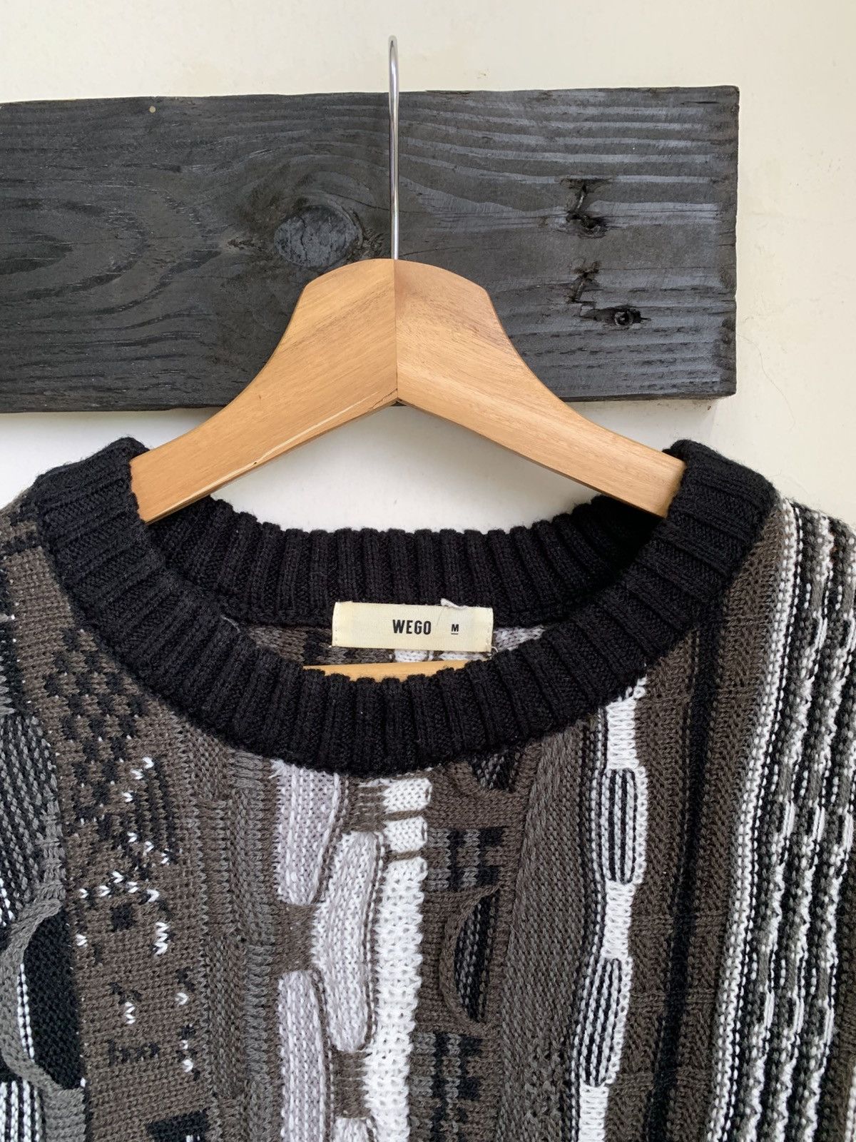 Coogi × Vintage Vintage 90s Wego Coogi Inspired 3D Knit Size US XL / EU 56 / 4 - 4 Thumbnail