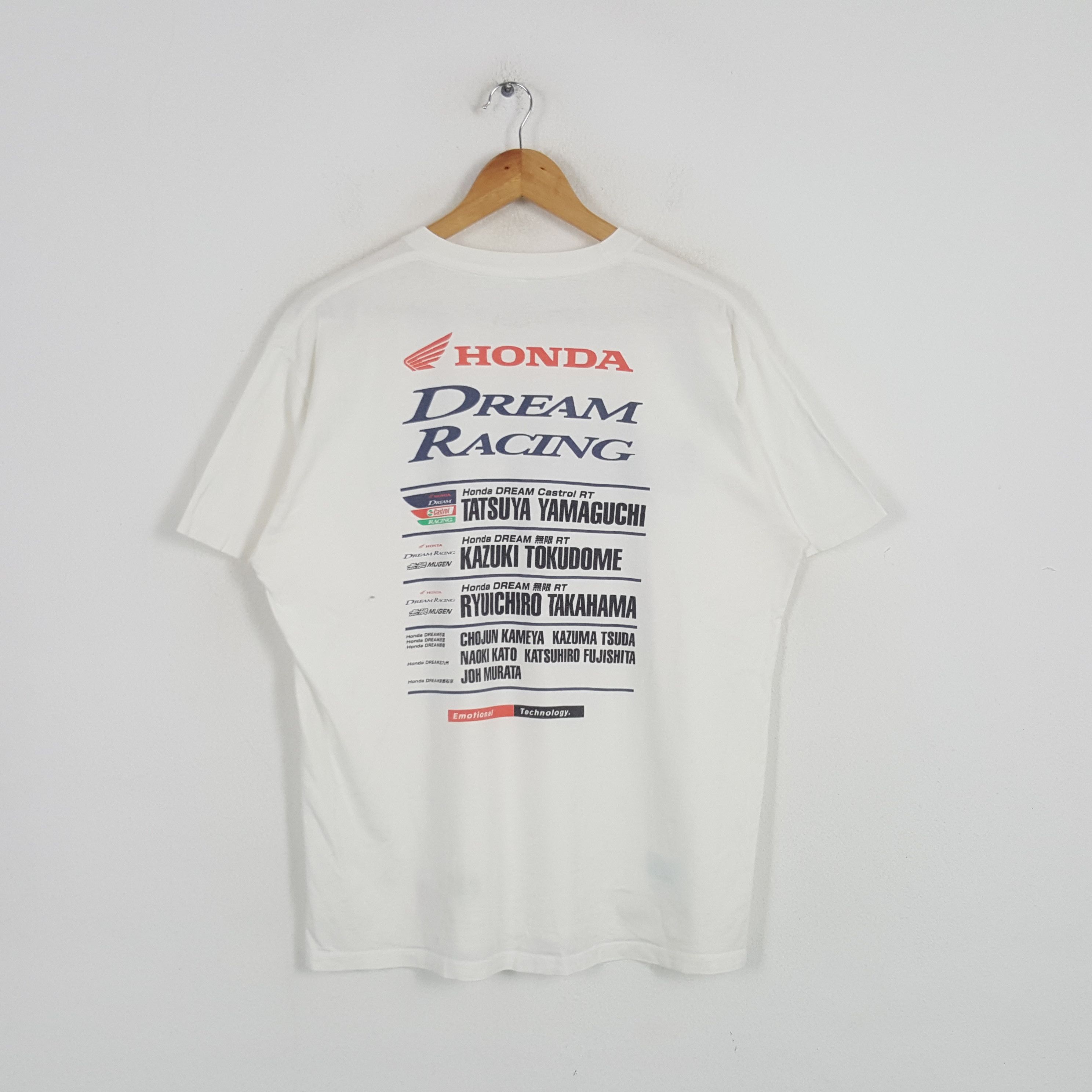 Honda × Vintage Vintage Mugen Honda Dream Racing Team Tshirt Size US L / EU 52-54 / 3 - 1 Thumbnail