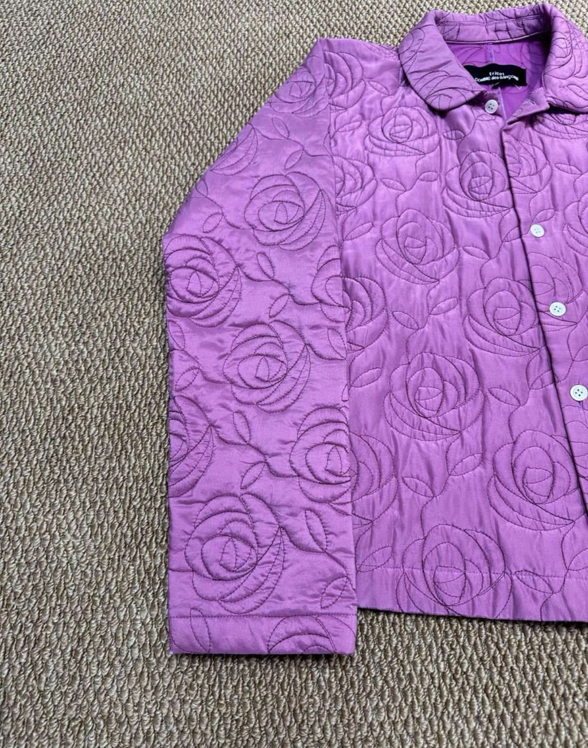 Comme des Garcons Comme des Garçons Rose Embroidery Light Jacket K23 Size M / US 6-8 / IT 42-44 - 2 Thumbnail