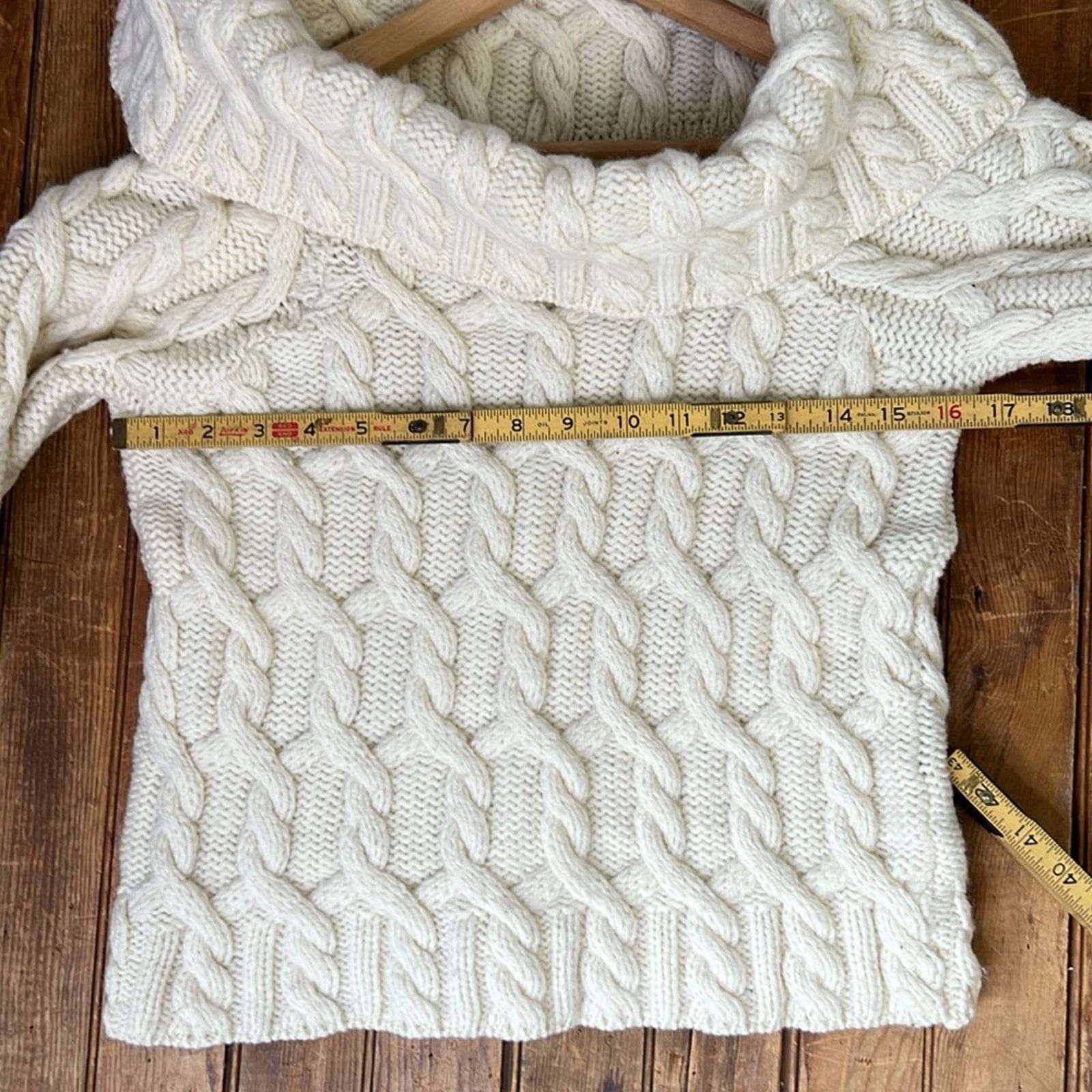 Paul James Women’s Paul James chunky cropped cable knit sweater Size S / US 4 / IT 40 - 2 Thumbnail