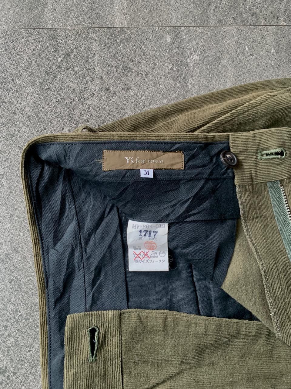 Yohji Yamamoto FREE TAX! Ys for Men Wideleg Light Cotton Corduroy Pants Size US 32 / EU 48 - 7 Thumbnail