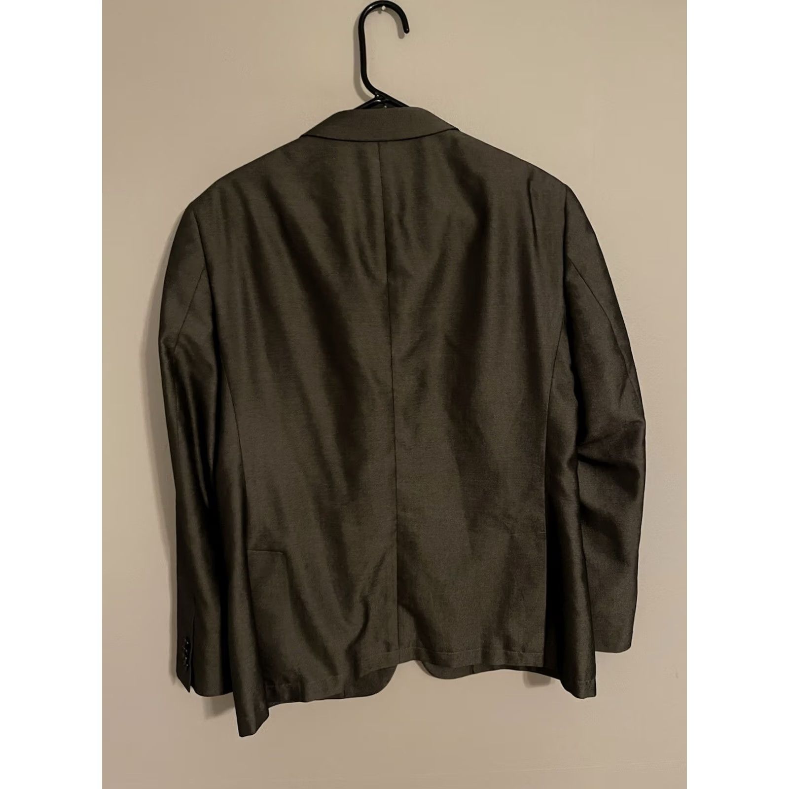 John Varvatos John Varvatos USA Blazer Jacket - Polyester Rayon Gray - Men's 42R Size 42R - 3 Thumbnail