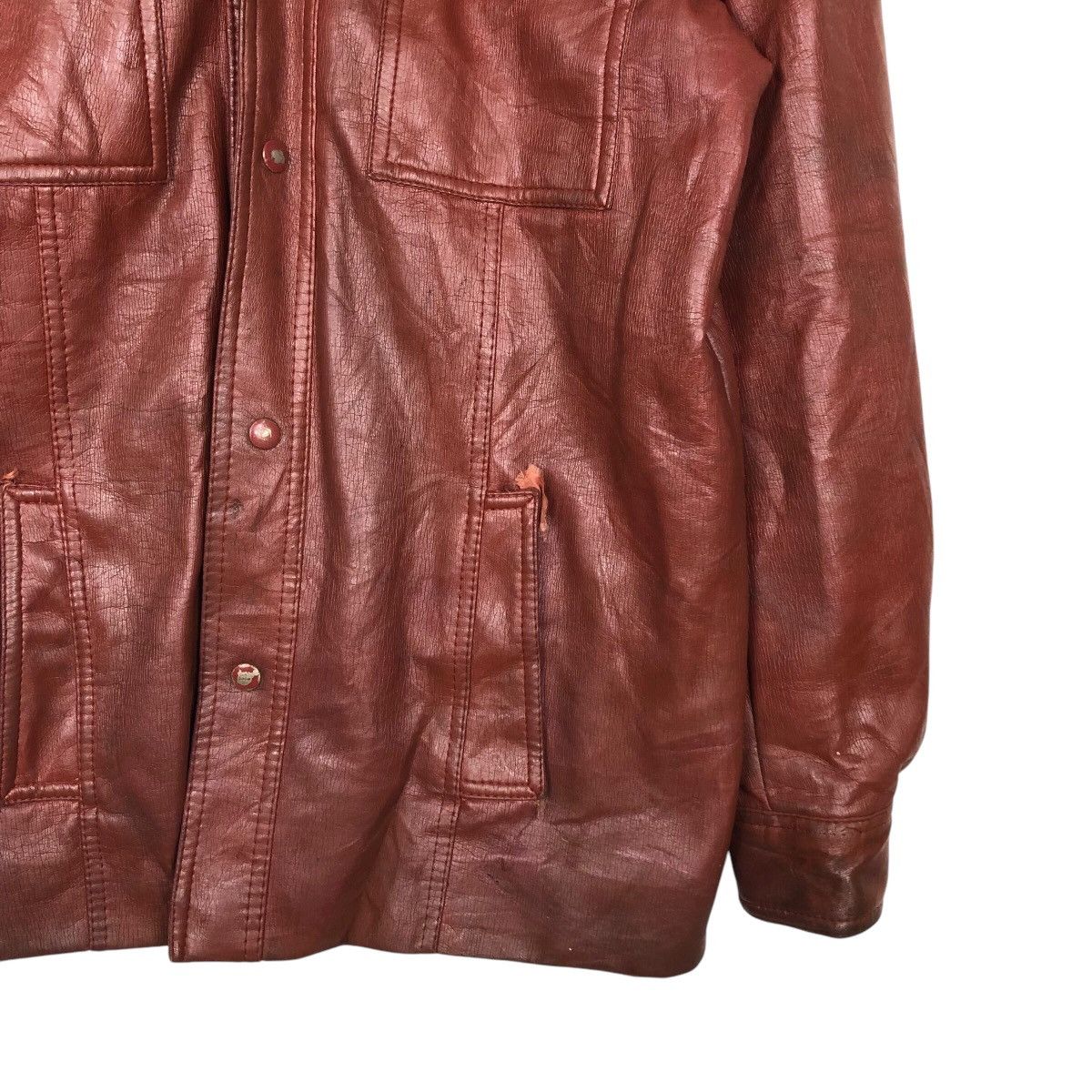 Japanese Brand Vintage Biker Genuine Leather Jacket Male Duds Issey Miyake Size US M / EU 48-50 / 2 - 6 Thumbnail