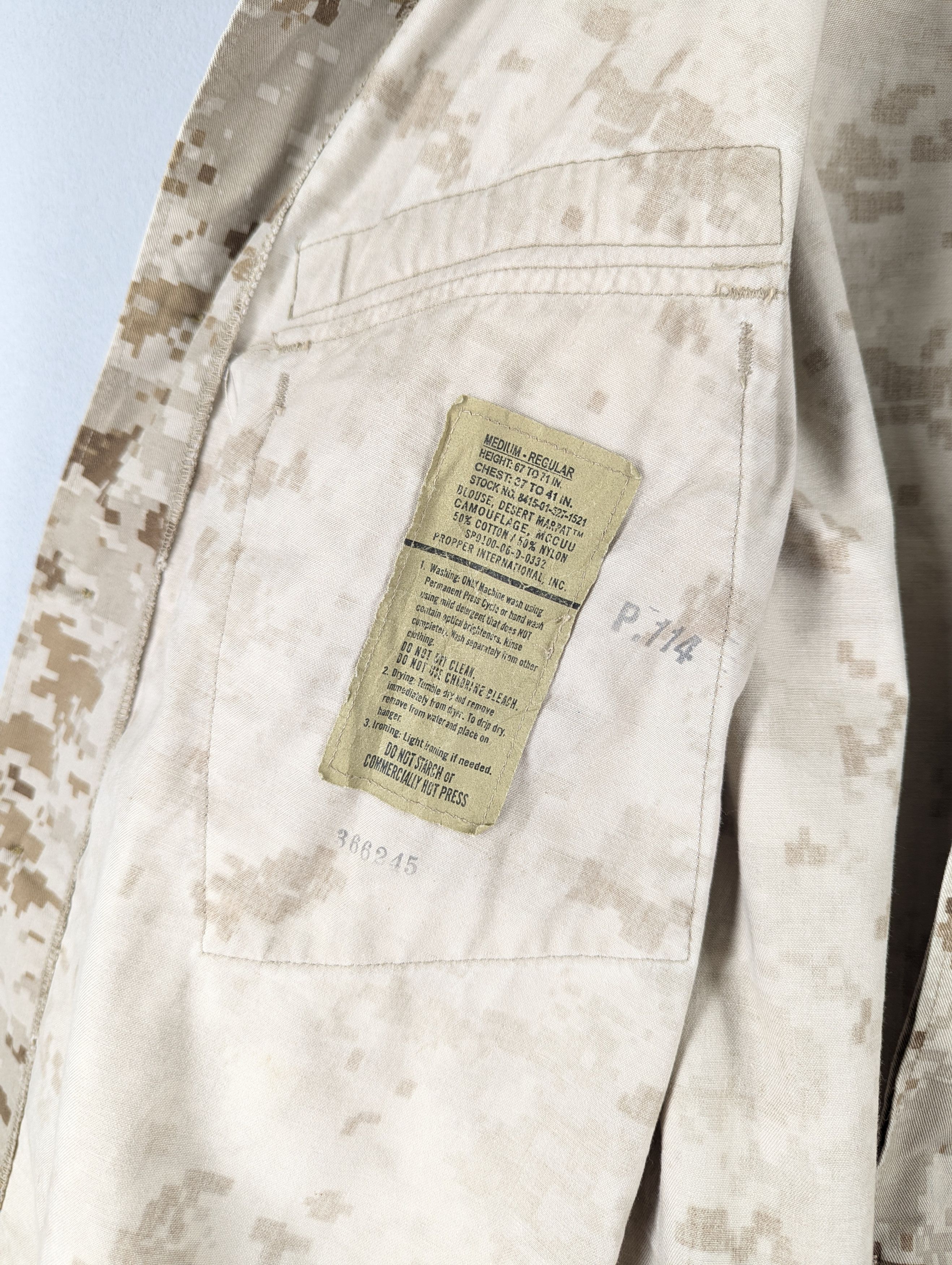 Vintage Vintage Desert Marpat USMC Military Jacket Size US M / EU 48-50 / 2 - 15 Thumbnail