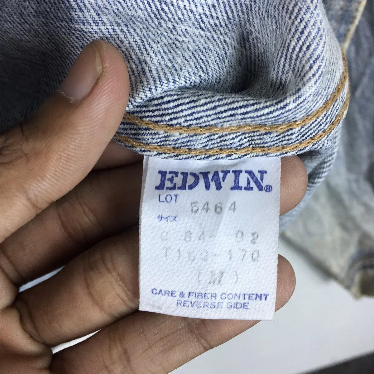 Edwin Vintage 80” EDWIN Trucker Western Jeans Denim Jacket USA Size US M / EU 48-50 / 2 - 5 Thumbnail