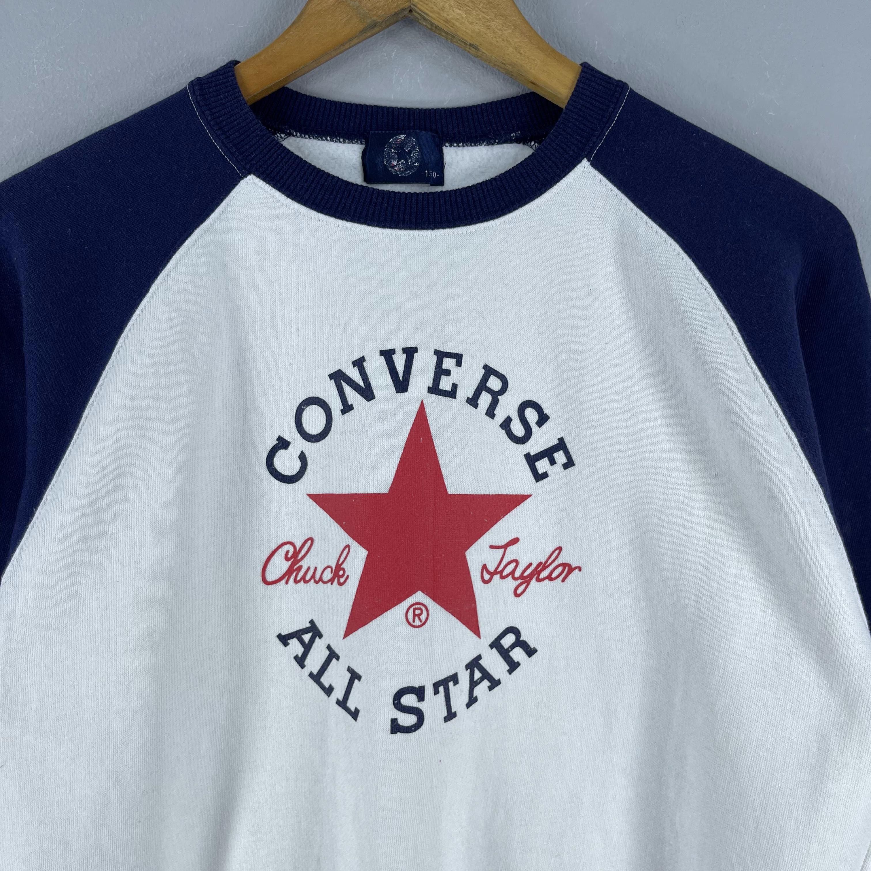 Converse Vintage Y2K CONVERSE Spell Out Big Logo Sweatshirt Size US S / EU 44-46 / 1 - 2 Thumbnail