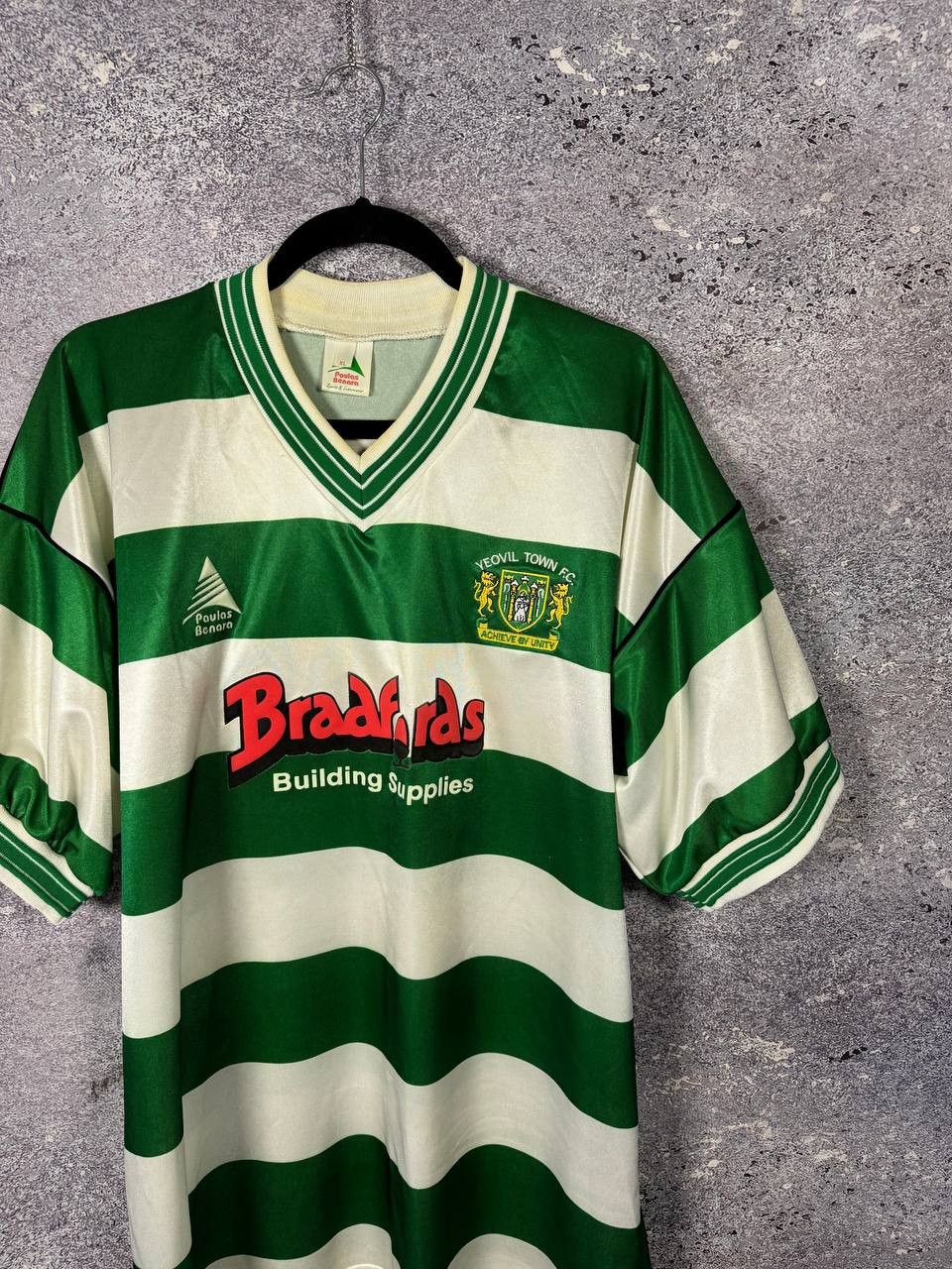 Vintage Yeovil Town FC 2003/04 Paulas Benara Vintage Soccer Jersey Size US XL / EU 56 / 4 - 3 Thumbnail