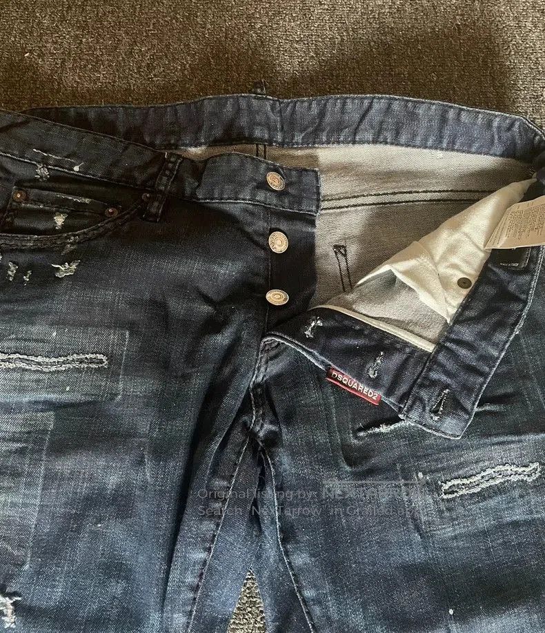 Dsquared2 Dsquared2 Distressed Stretch Denim Jeans. Size US 36 / EU 52 - 3 Thumbnail
