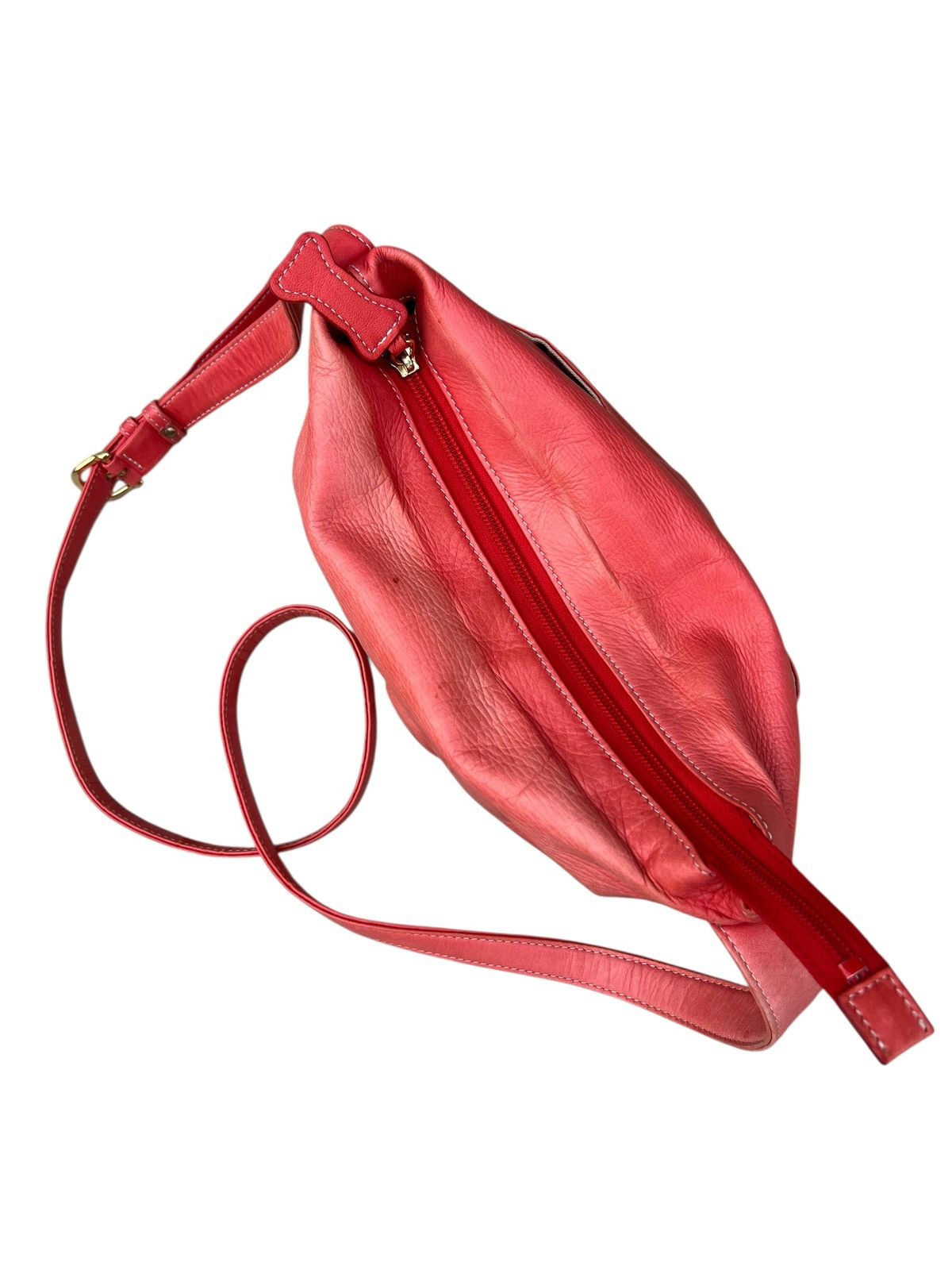 Leather Faded Patina Pink Peach Leather Bag Dog’s Paws Kitamura Size ONE SIZE - 20 Thumbnail