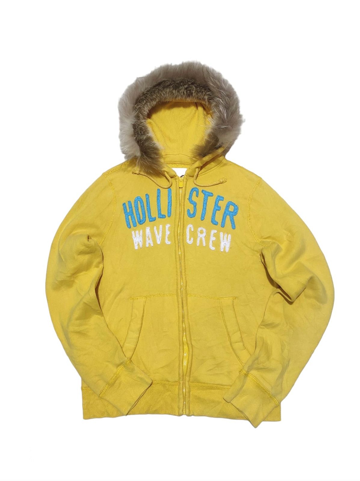 If Six Was Nine Hollister Fur Hoodie IfSixWasNine LGB style Yellow Size US M / EU 48-50 / 2 - 2 Thumbnail