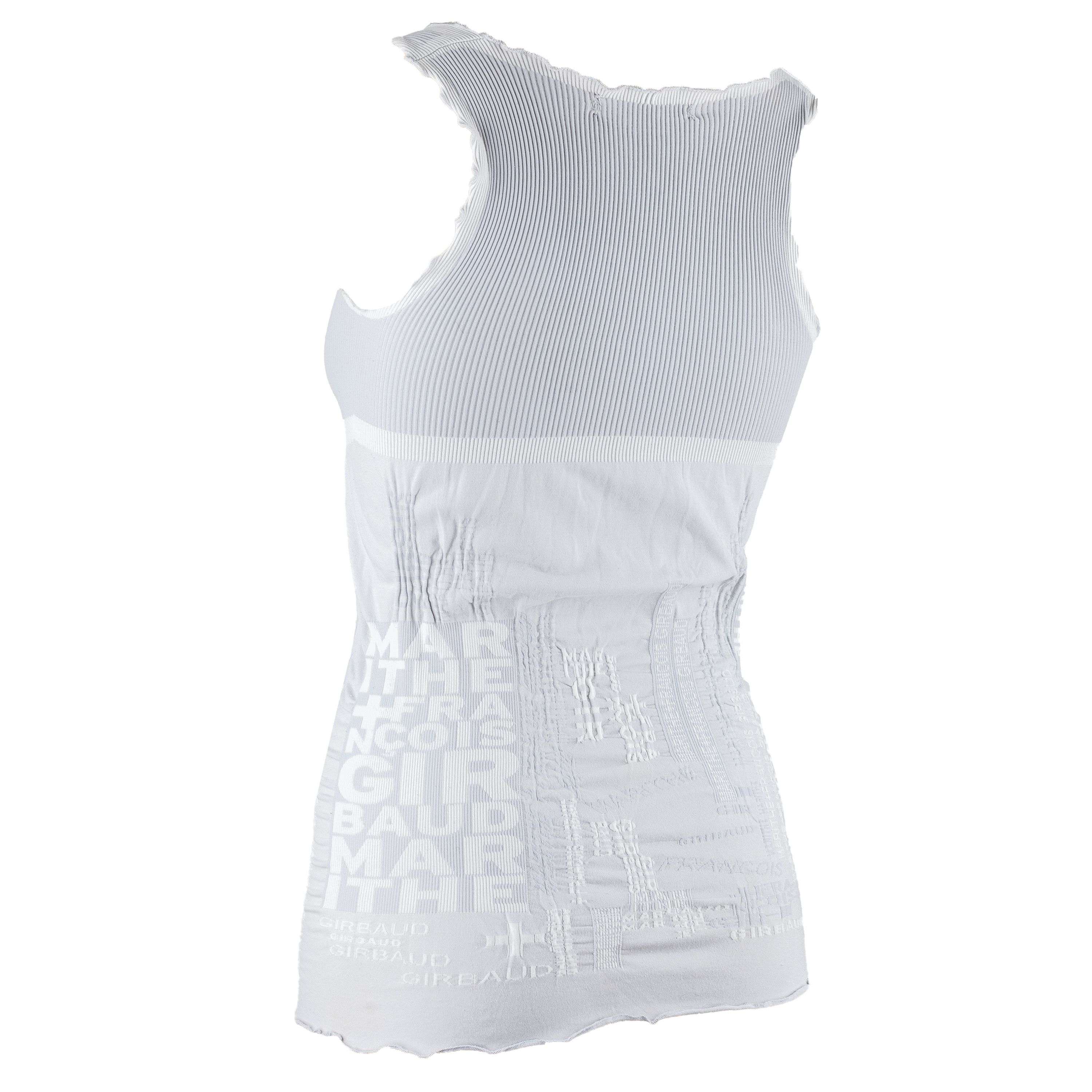 Marithe + Francois Girbaud Mairthé François Girbaud Vintage Grey Tank Top (S) Size S / US 4 / IT 40 - 2 Thumbnail